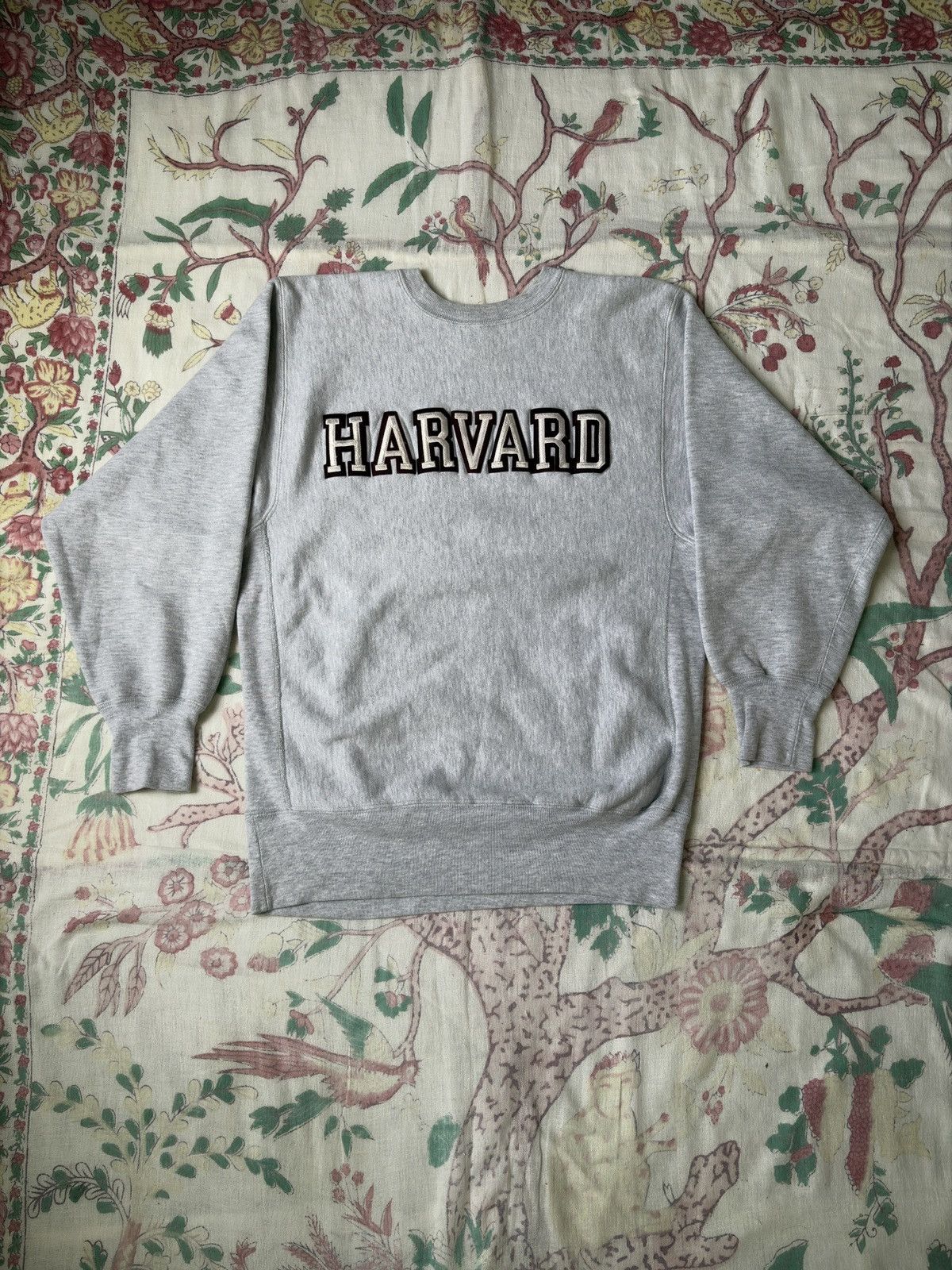 Champion Vintage 90s Harvard Champion reverse weave crewneck Size US XL / EU 56 / 4 - 1 Thumbnail