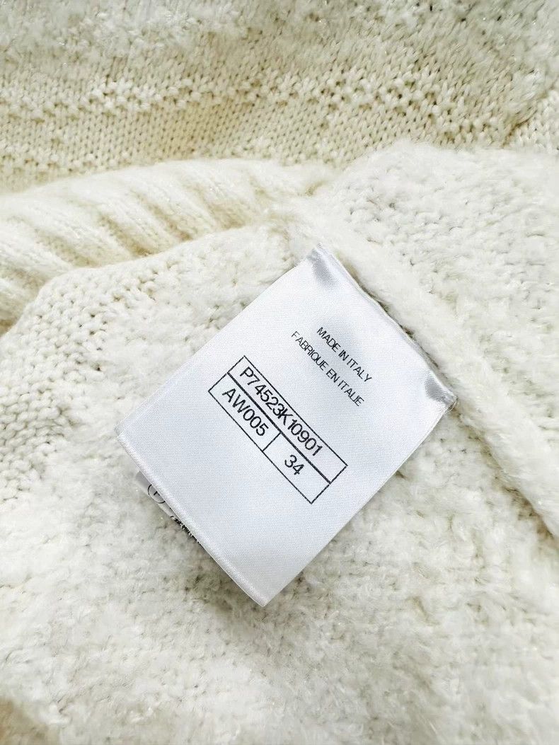 Chanel Chanel Series white cashmere turtleneck sweater Size XXS / US 00 / IT 34 - 5 Thumbnail
