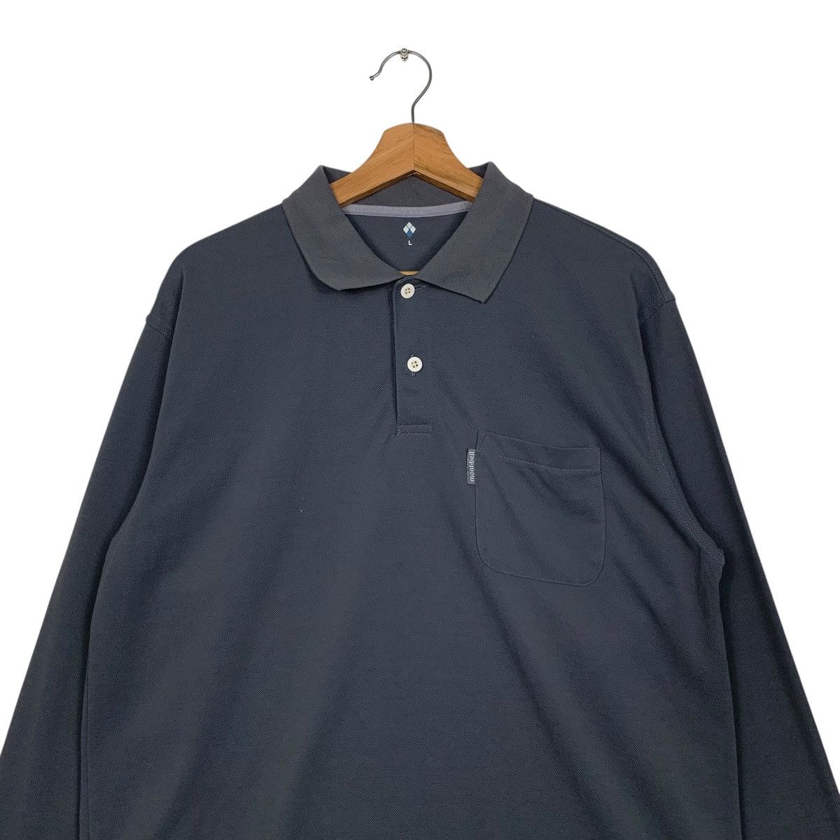 Montbell MONT-BELL Single Pocket Long Sleeve Polos Shirt #2616-C117 Size US L / EU 52-54 / 3 - 2 Thumbnail