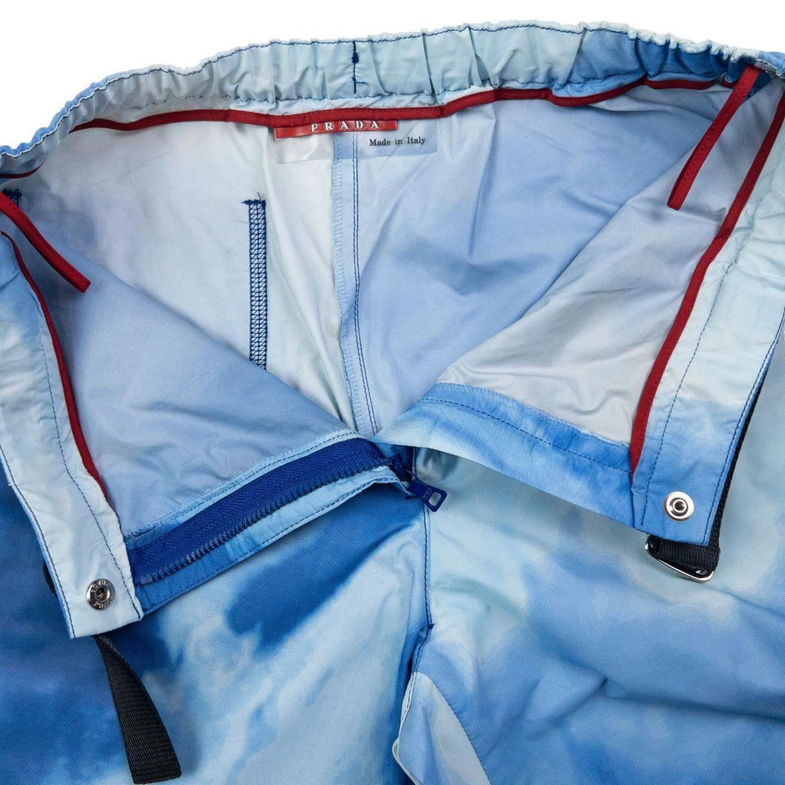 Prada Vintage SS2000 Prada Sport X-Ray Cloud Trousers Size W28 Size US 28 / EU 44 - 6 Thumbnail