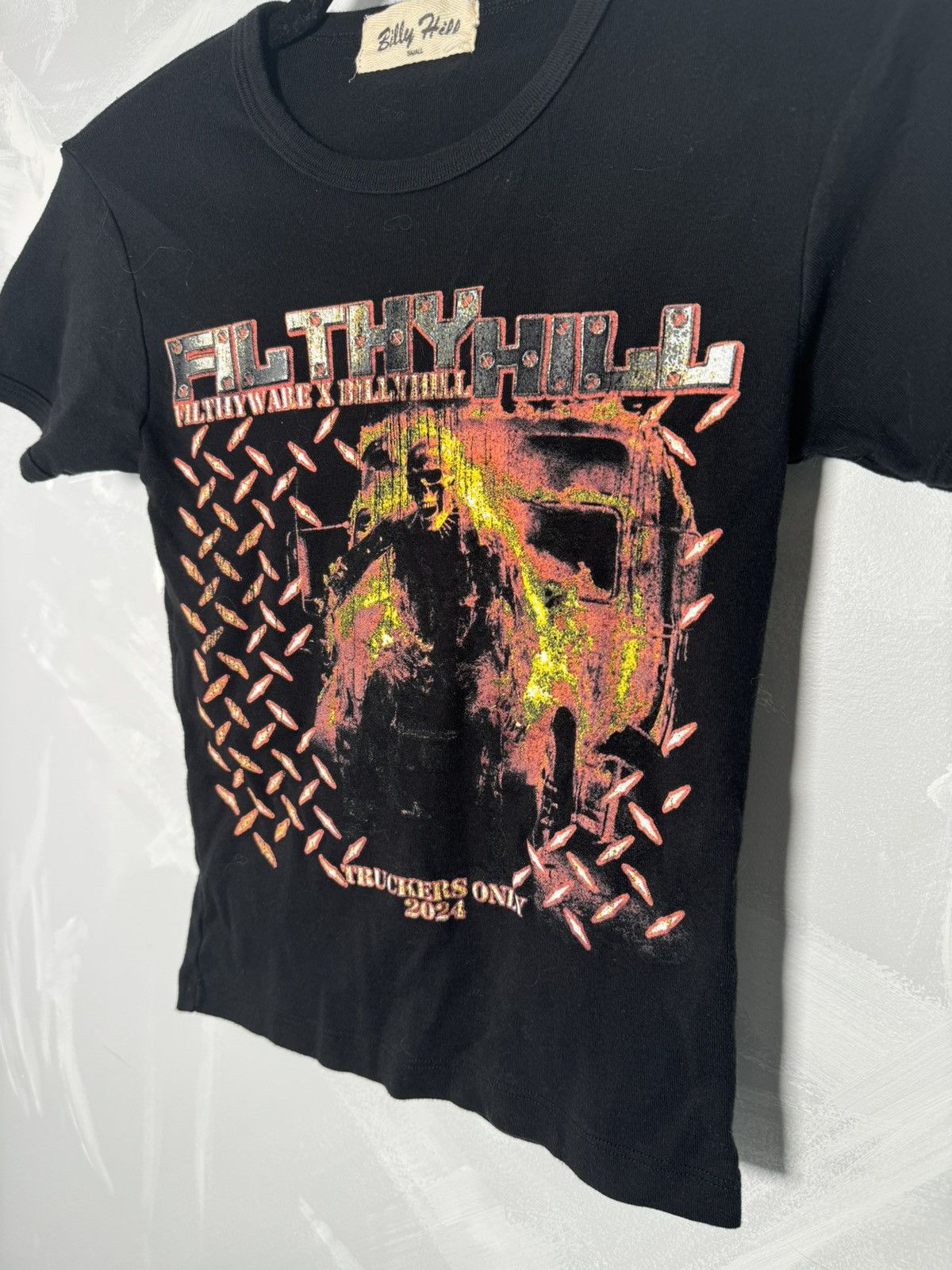 Billy Hill × F1lthy Ware Billy Hill x F1lthy Twisted Metal Baby Tee Size US XS / EU 42 / 0 - 2 Thumbnail