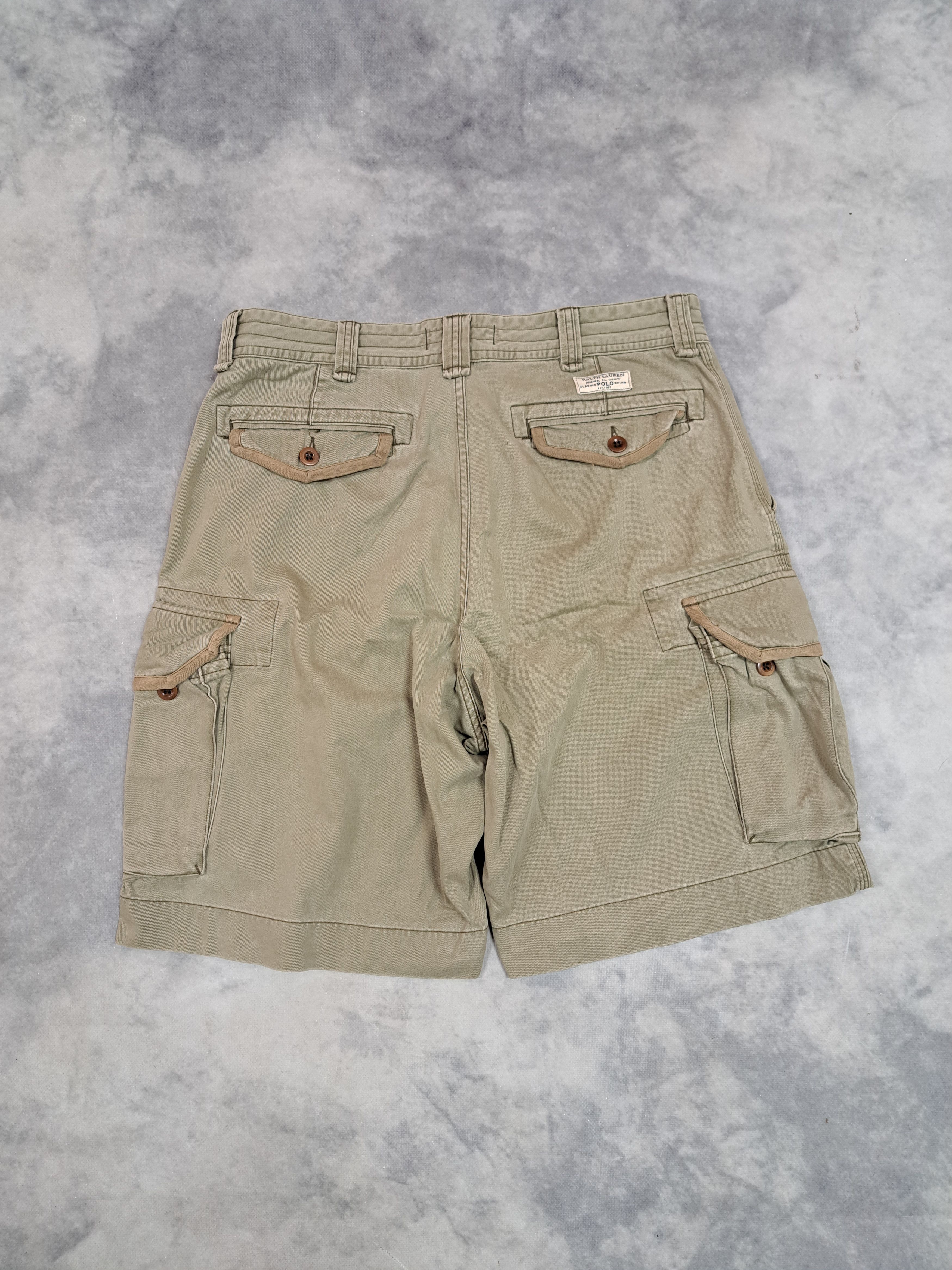 Polo Ralph Lauren Vintage 90s Polo Ralph Lauren Utility Cargo Pants Khaki Size US 34 / EU 50 - 3 Thumbnail