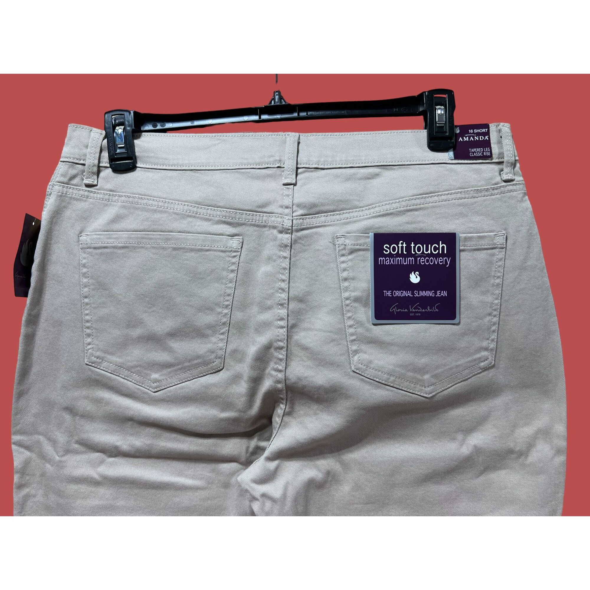 Gloria Vanderbilt Gloria Vanderbilt - Women's Classic High Waist Short Jean - Size 38" / US 16 / IT 52 - 15 Thumbnail