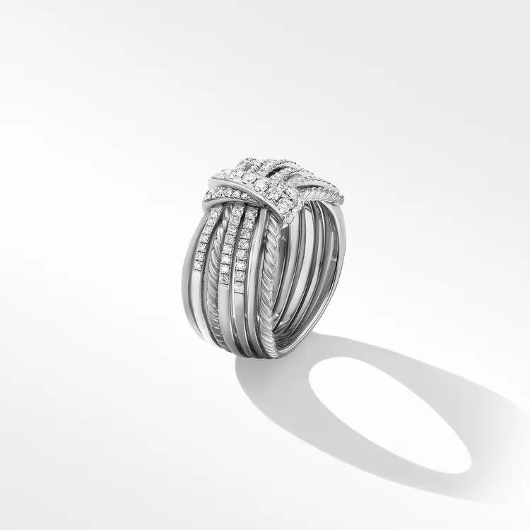 David Yurman o1w1db11025 R17248D /Size 9 / Ring in Silver Size ONE SIZE - 2 Thumbnail
