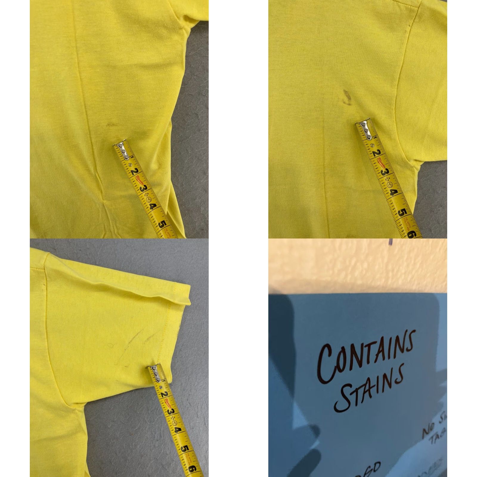 Vintage VINTAGE John Deere Men's T-Shirt M Yellow Graphic USA 90s Crew Neck All Seasons Size US M / EU 48-50 / 2 - 8 Thumbnail