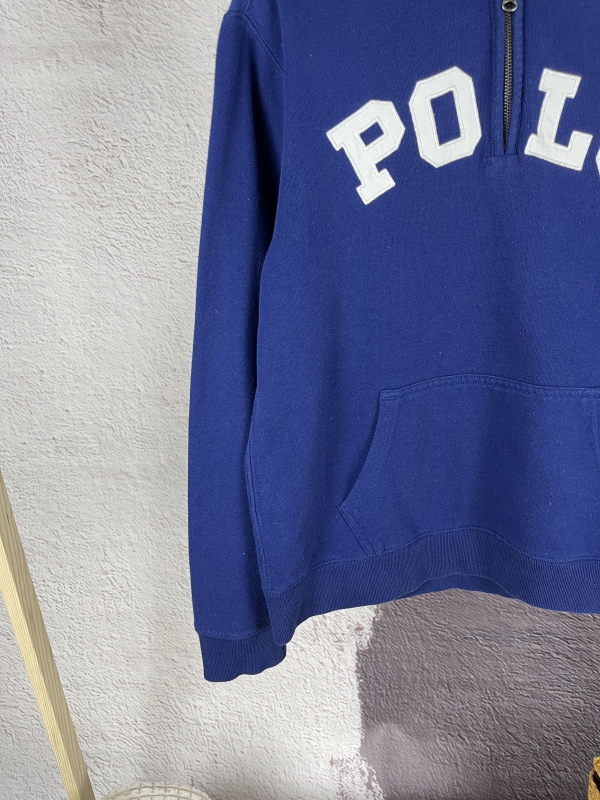 Polo Ralph Lauren Polo Ralph Lauren blue big logo 1/4 zip hoodie Size US S / EU 44-46 / 1 - 4 Thumbnail
