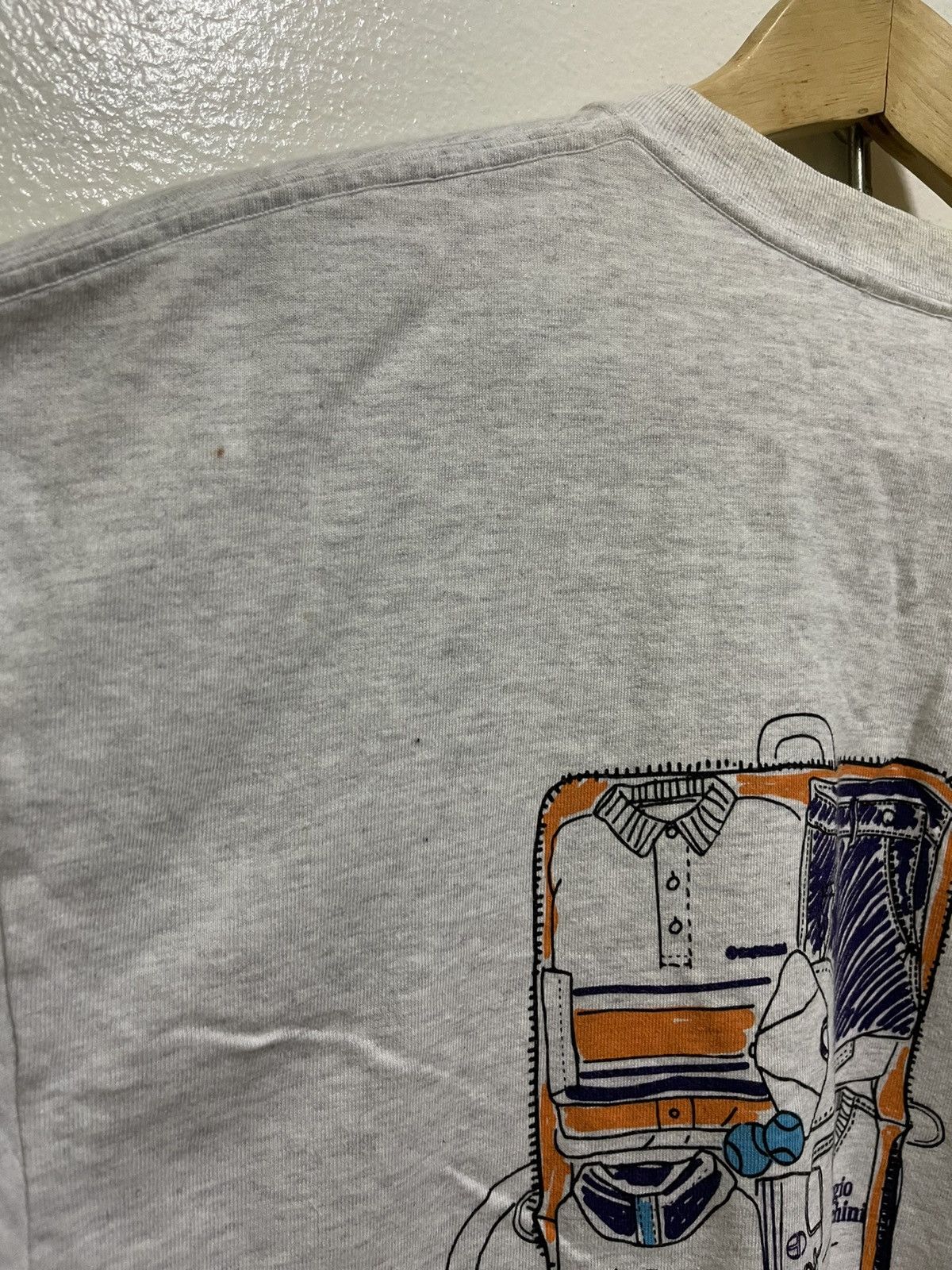 Sergio Tacchini × Vintage Sergio Tacchini Printed T Shirt Size US L / EU 52-54 / 3 - 15 Thumbnail