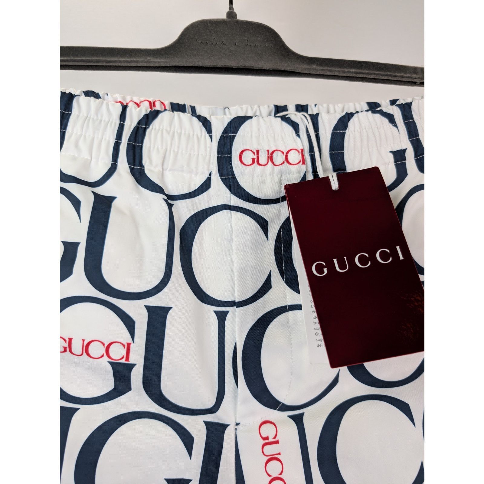 Gucci o1rshd1 GG Magazine Maxi on PL Print Short Pant Shorts White Size US 34 / EU 50 - 5 Thumbnail