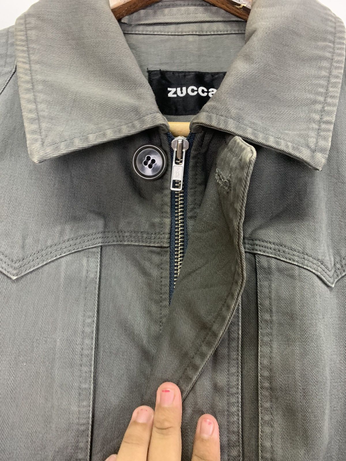 Designer × Issey Miyake × Zucca Vintage Zucca cotton jacket Size US M / EU 48-50 / 2 - 8 Thumbnail