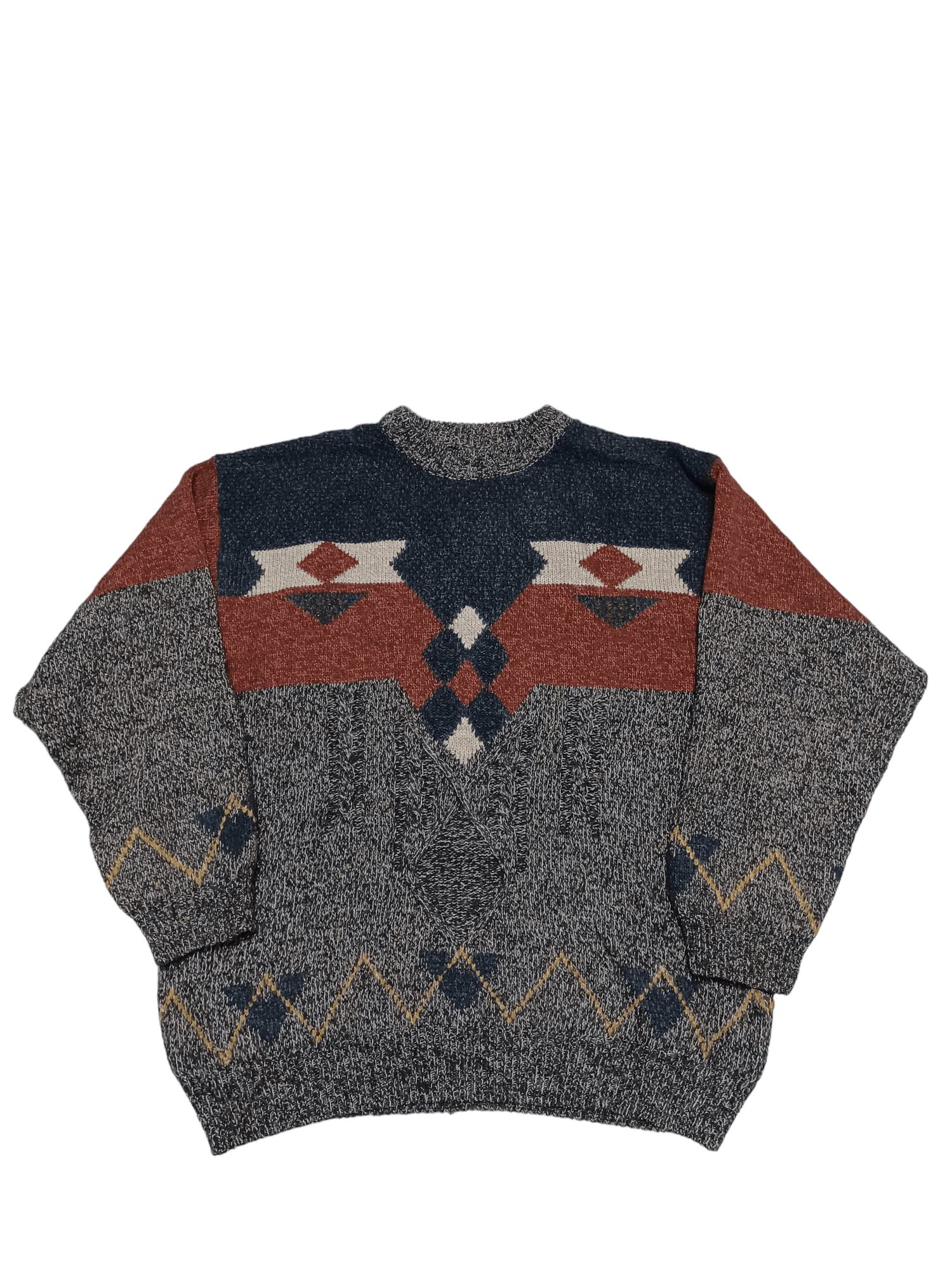 Other VINTAGE MADE IN ITALY 90S MONTECARLO WOOL ALPACCA SWEATER Size US XL / EU 56 / 4 - 1 Thumbnail