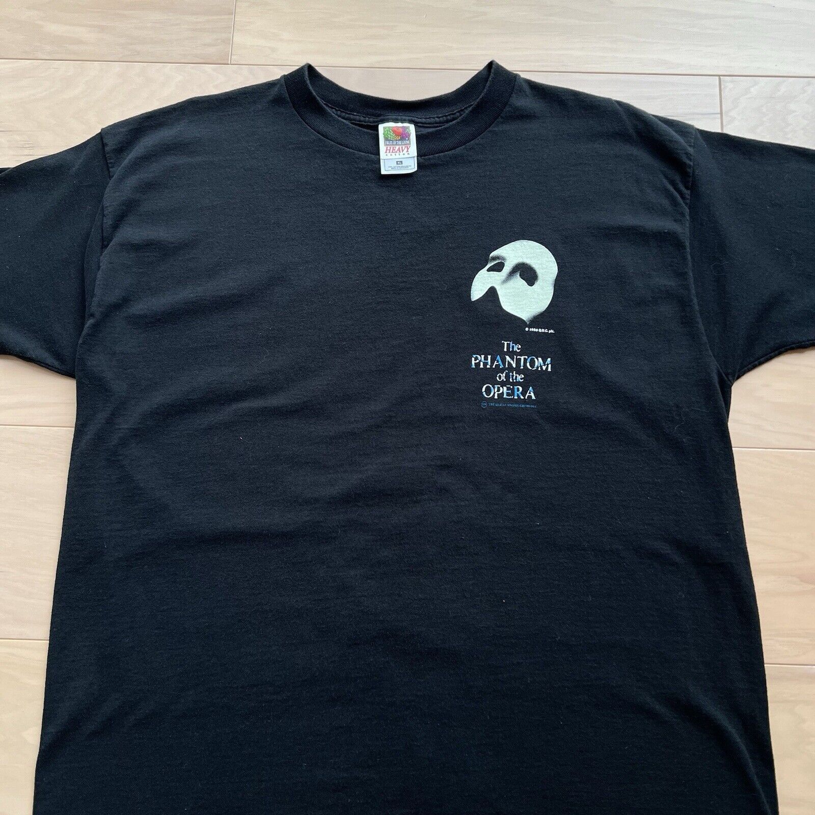 Vintage Vintage Phantom Of The Opera Shirt XL Black 90s Musical Size US XL / EU 56 / 4 - 3 Thumbnail