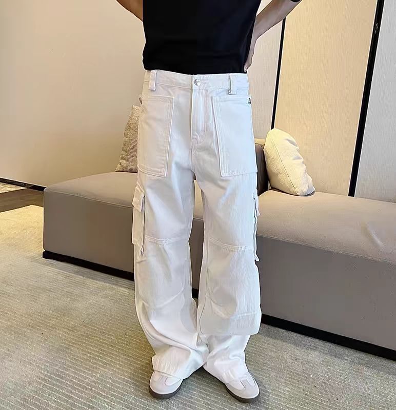 Japanese Brand × Jean Multi-pocket hip-hop skateboarding baggy jeans Size US 31 - 4 Thumbnail