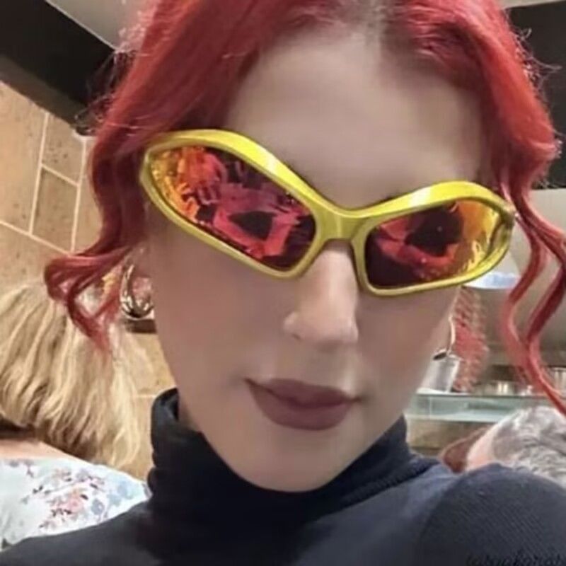 Electric Visual Modern Street ins style custom avant-garde sunglasses Size ONE SIZE - 5 Thumbnail
