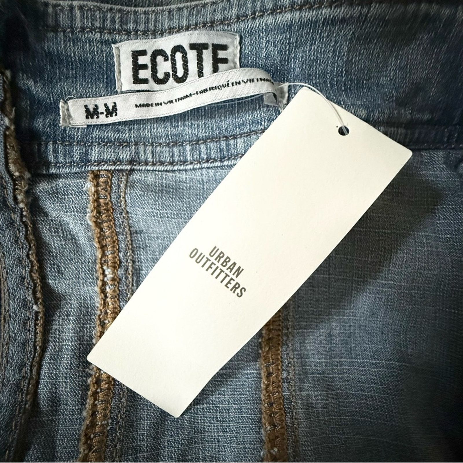 Urban Outfitters Urban Outfitters Ecote Kate Denim Tube Top M Size M / US 6-8 / IT 42-44 - 6 Thumbnail