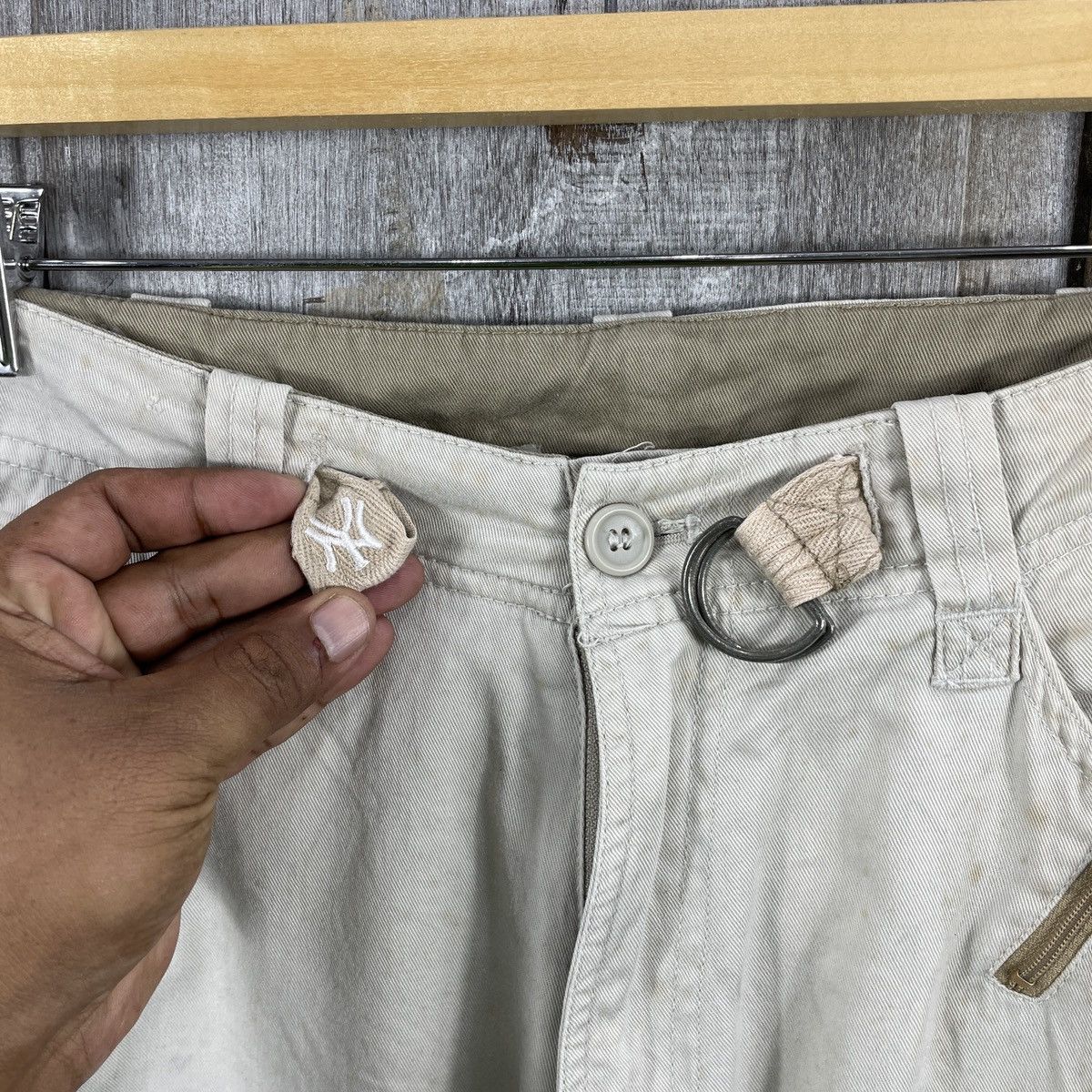 Vintage Vintage NY Baseball Faded Baggy Cargo Pants Size US 32 / EU 48 - 9 Thumbnail