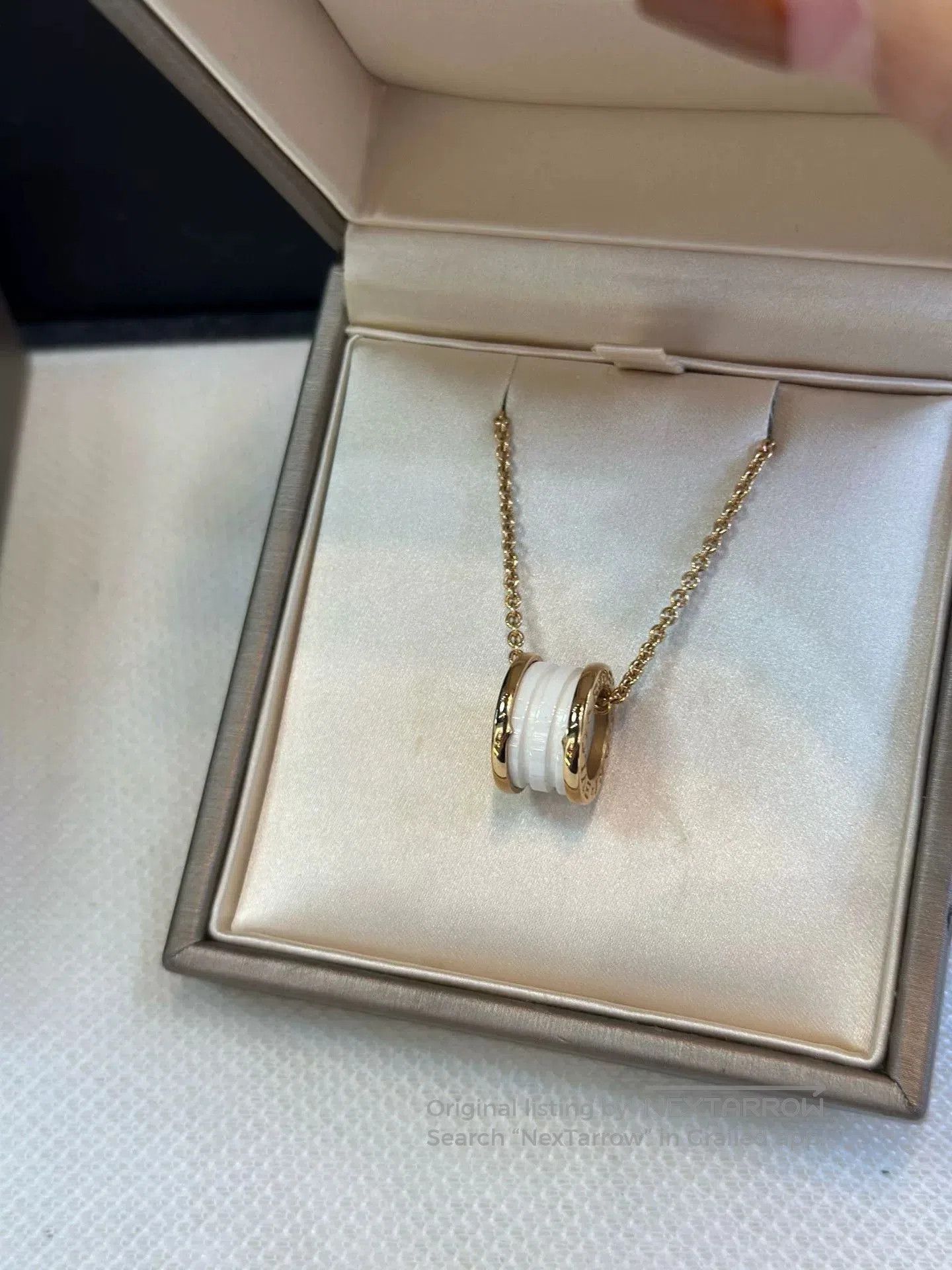 Bvlgari Bulgari B.zero1 White Ceramic Necklace. Size ONE SIZE - 2 Thumbnail