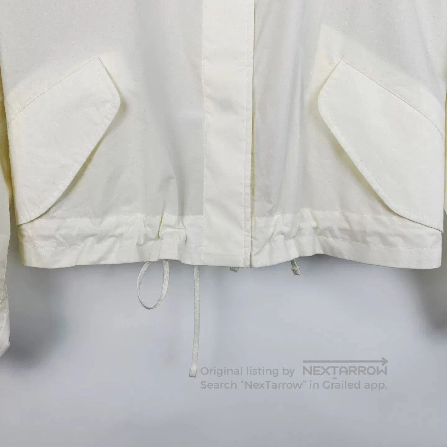Jil Sander Jil Sander White Oversized Hooded Jacket. Size M / US 6-8 / IT 42-44 - 4 Thumbnail