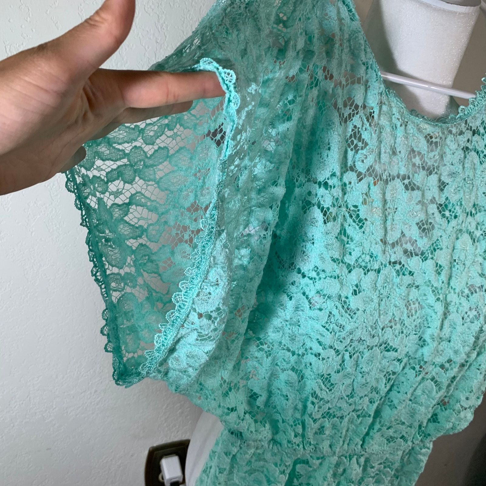 Other Green lace cute top size S Size S / US 4 / IT 40 - 6 Thumbnail