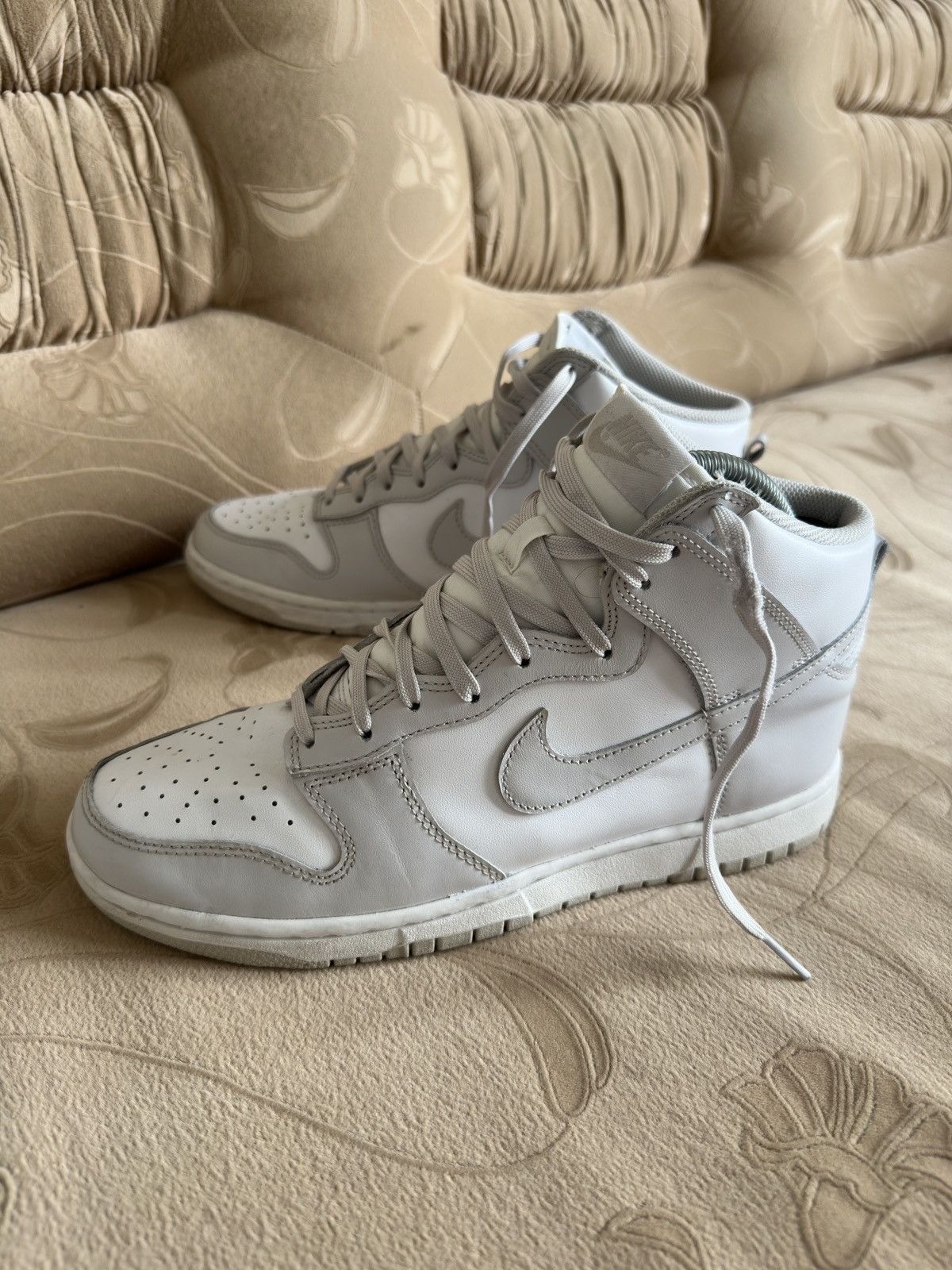 Nike Nike Dunk High Retro White Vast Grey US 9 Size US 9 / EU 42 - 1 Thumbnail