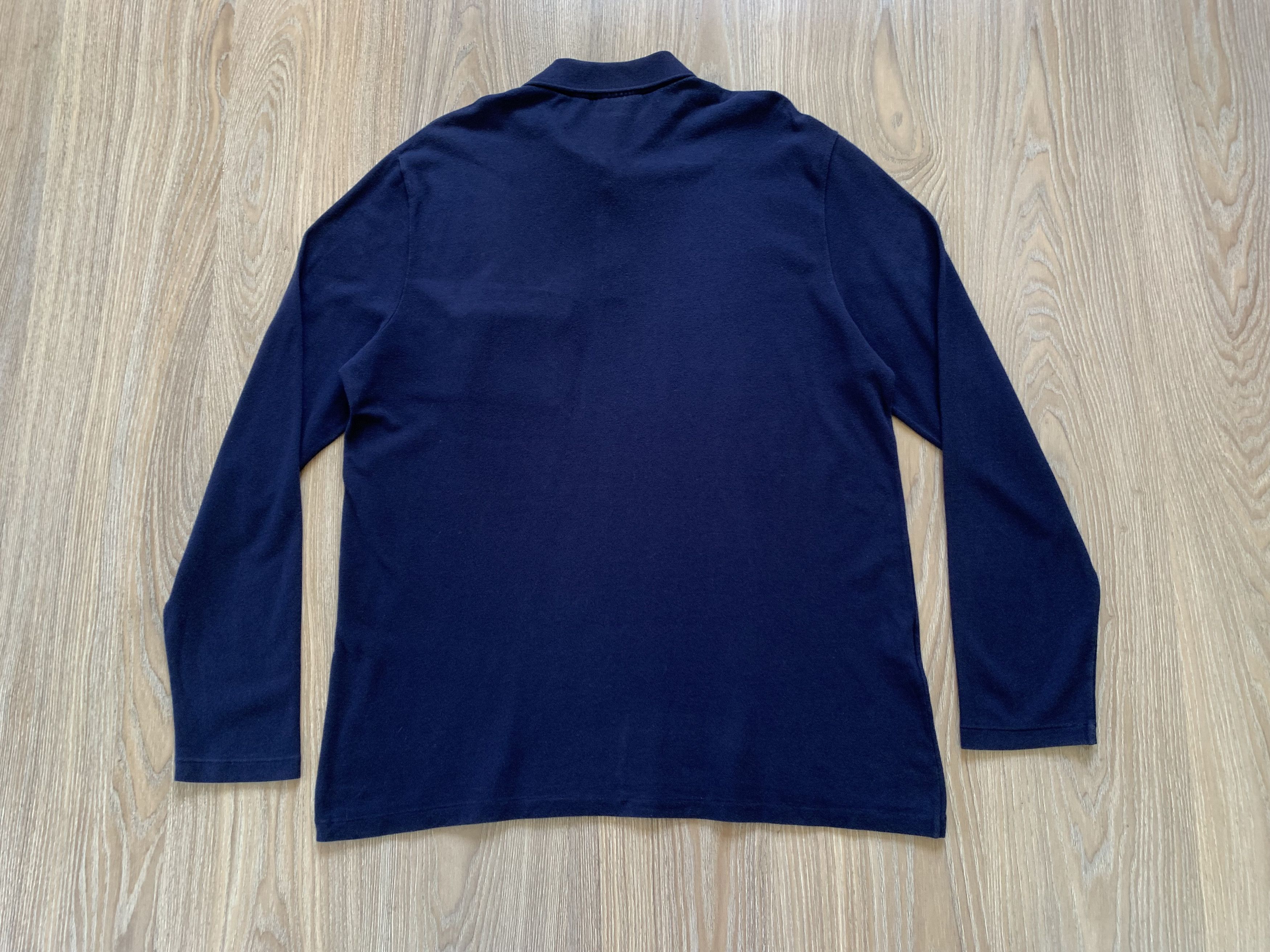 Lacoste × Vintage Lacoste Pocket Long Sleeve Polo Size US XL / EU 56 / 4 - 3 Thumbnail