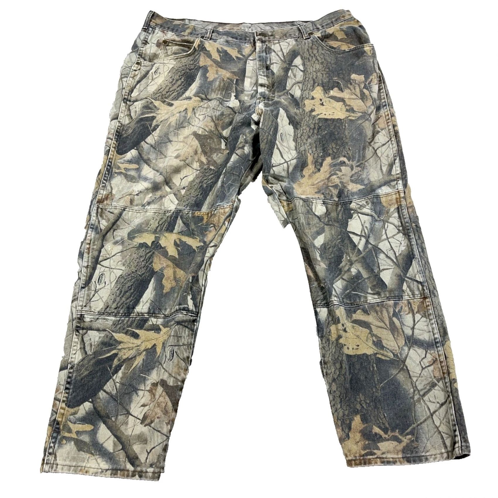 Wrangler Vintage Wrangler Jeans Camouflage Brown 38x29 Regular Denim 5-Pocket Zipper Button Men Spring Summer Fall Winter Y2K Baggy Realtree Hardwood Slimming Size US 38 / EU 54 - 2 Thumbnail
