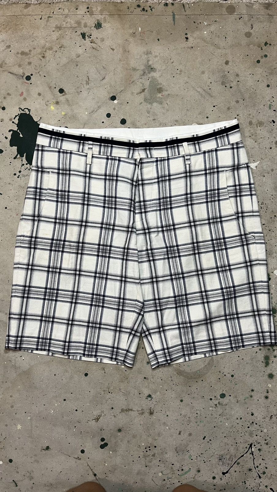 Viktor & Rolf Viktor & Rolf Plaid Shorts Size US 35 - 1 Thumbnail