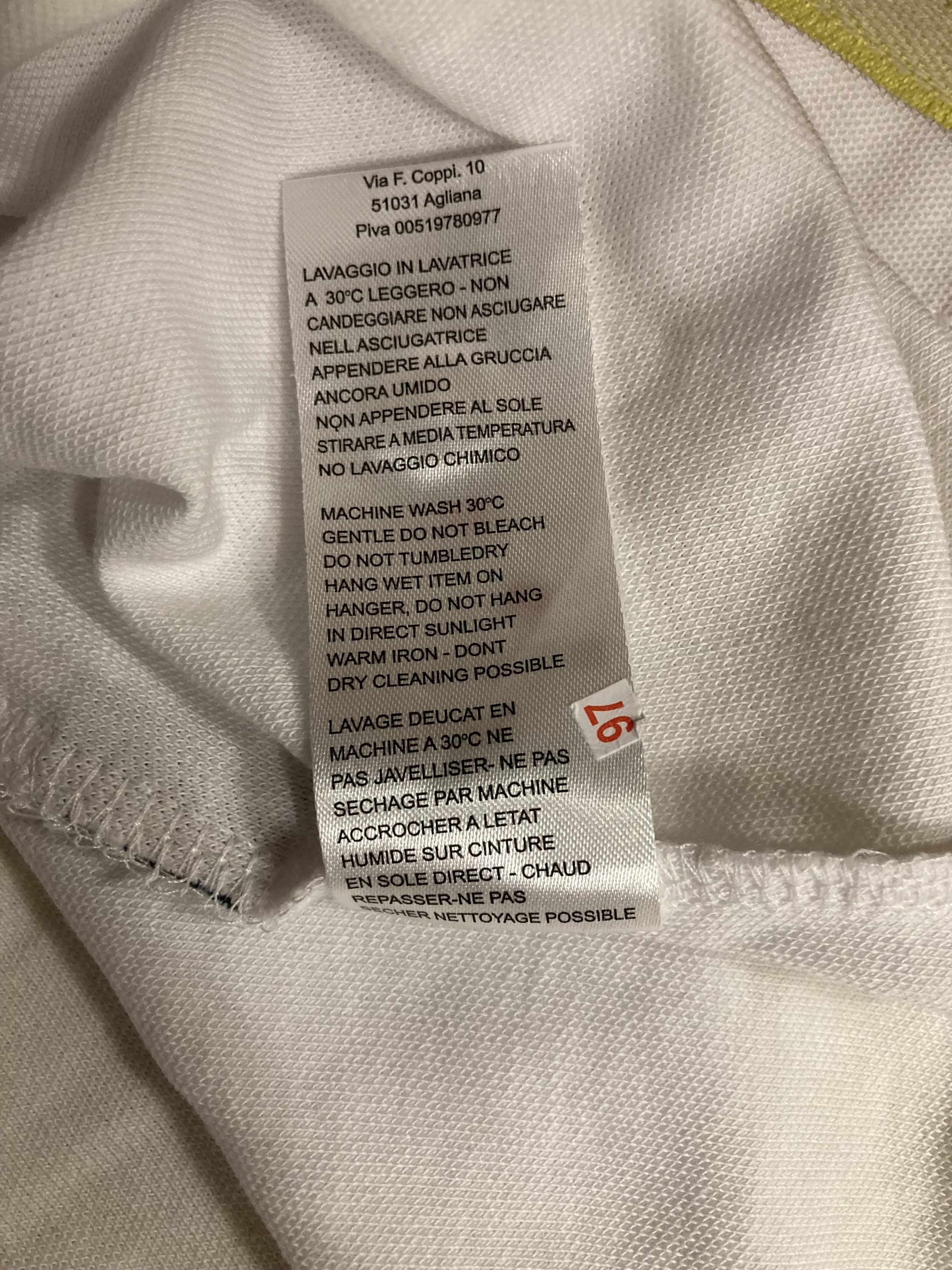 Aquascutum Aquascutum Branded Shoulder Tipped White Polo Shirt Size US XL / EU 56 / 4 - 8 Thumbnail