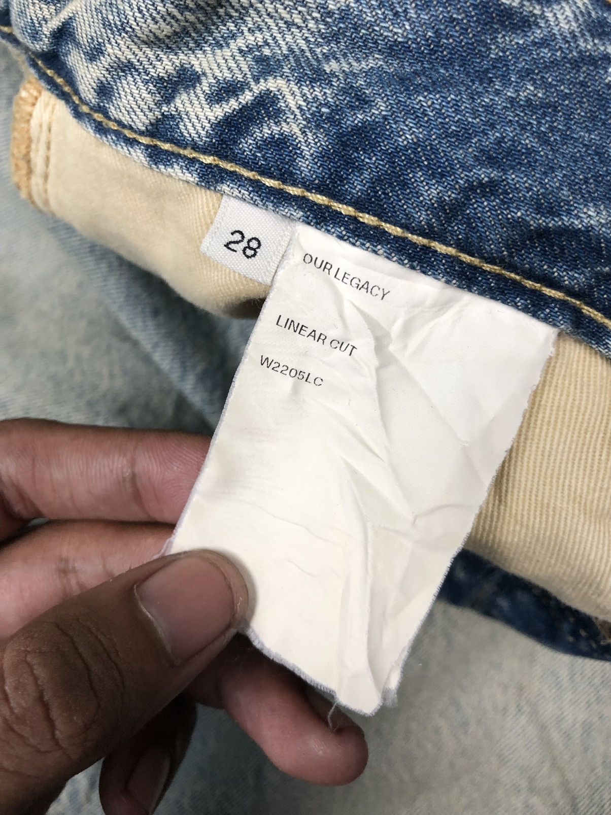 Our Legacy Our Legacy Denim Pants Size US 30 / EU 46 - 10 Thumbnail