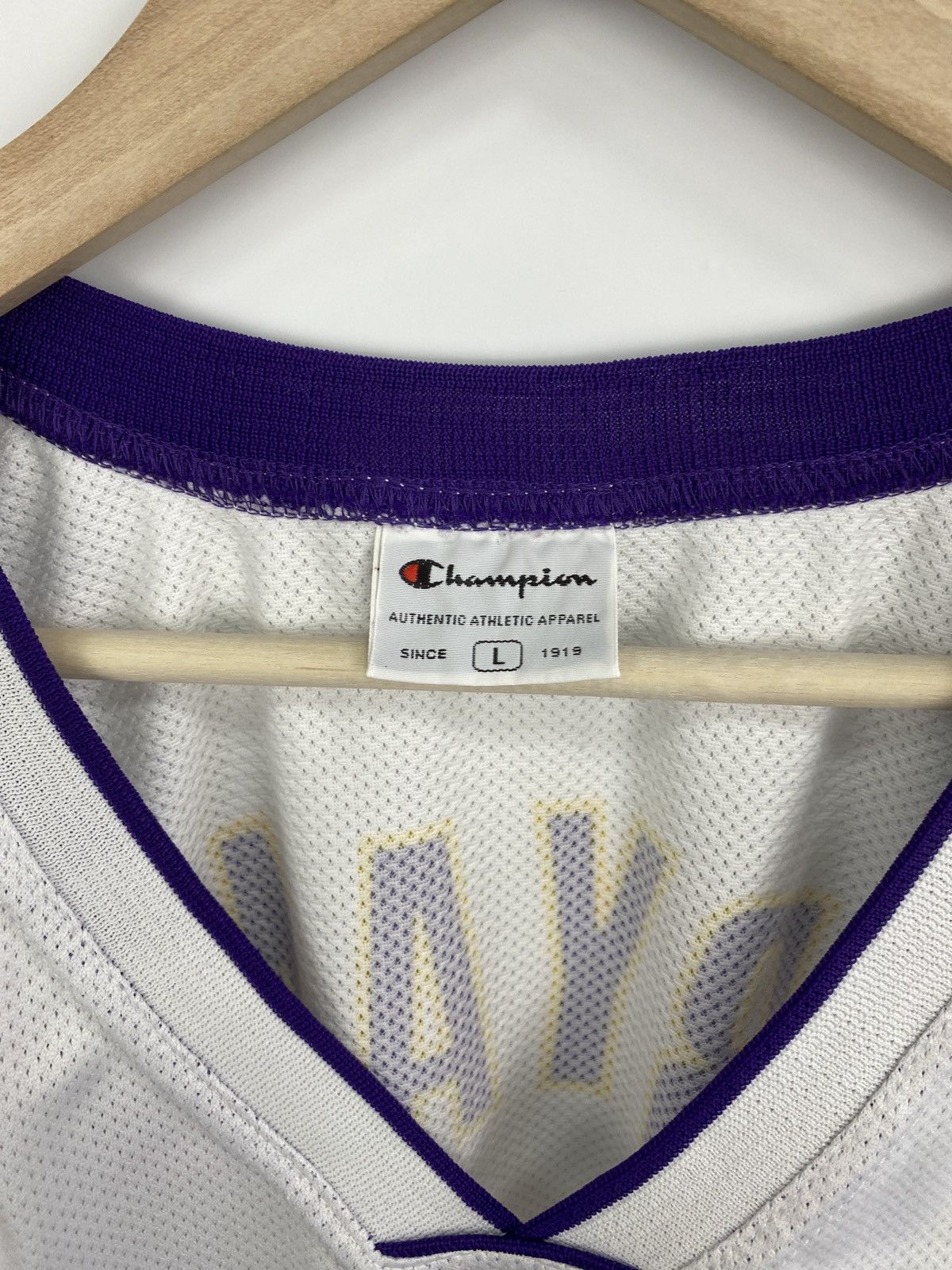 Champion 🇺🇸 Vintage Y2K Kobe Bryant 24 Champion L A Lakers Jersey Rare Size US L / EU 52-54 / 3 - 7 Thumbnail