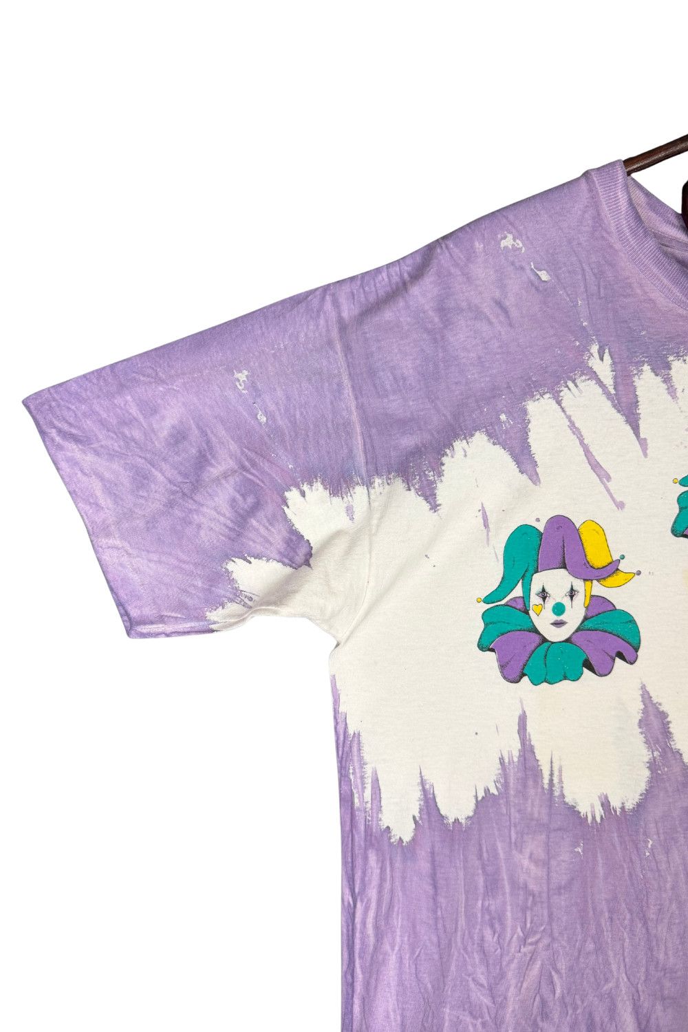 Vintage Vintage 90s Tie Dye Jester Graphic Tee Made in USA Single Size US L / EU 52-54 / 3 - 8 Thumbnail