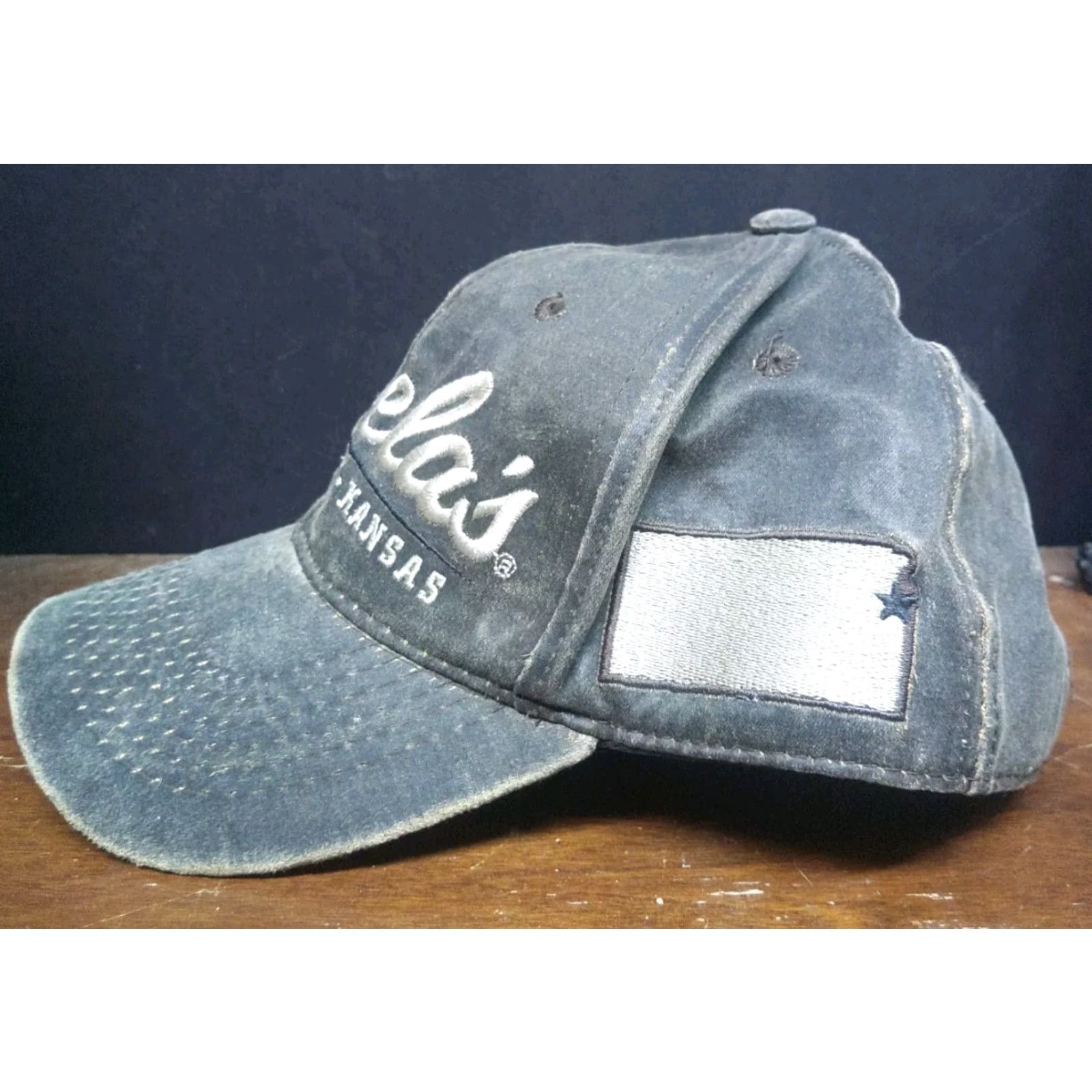 Vintage Cabela's Hat Cap Adjustable Gray Solid Baseball Cap Men Size ONE SIZE - 4 Thumbnail