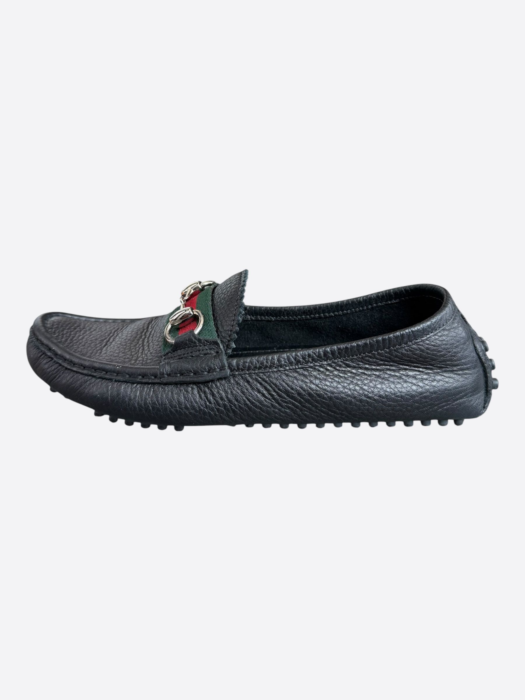 Gucci Gucci Black Horsebit Women's Loafers Size US 6 / IT 36 - 3 Thumbnail
