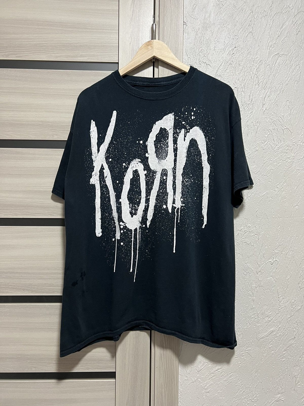 Band Tees Vintage Black Korn Logo Still Afieak Tee Size US XL / EU 56 / 4 - 9 Thumbnail