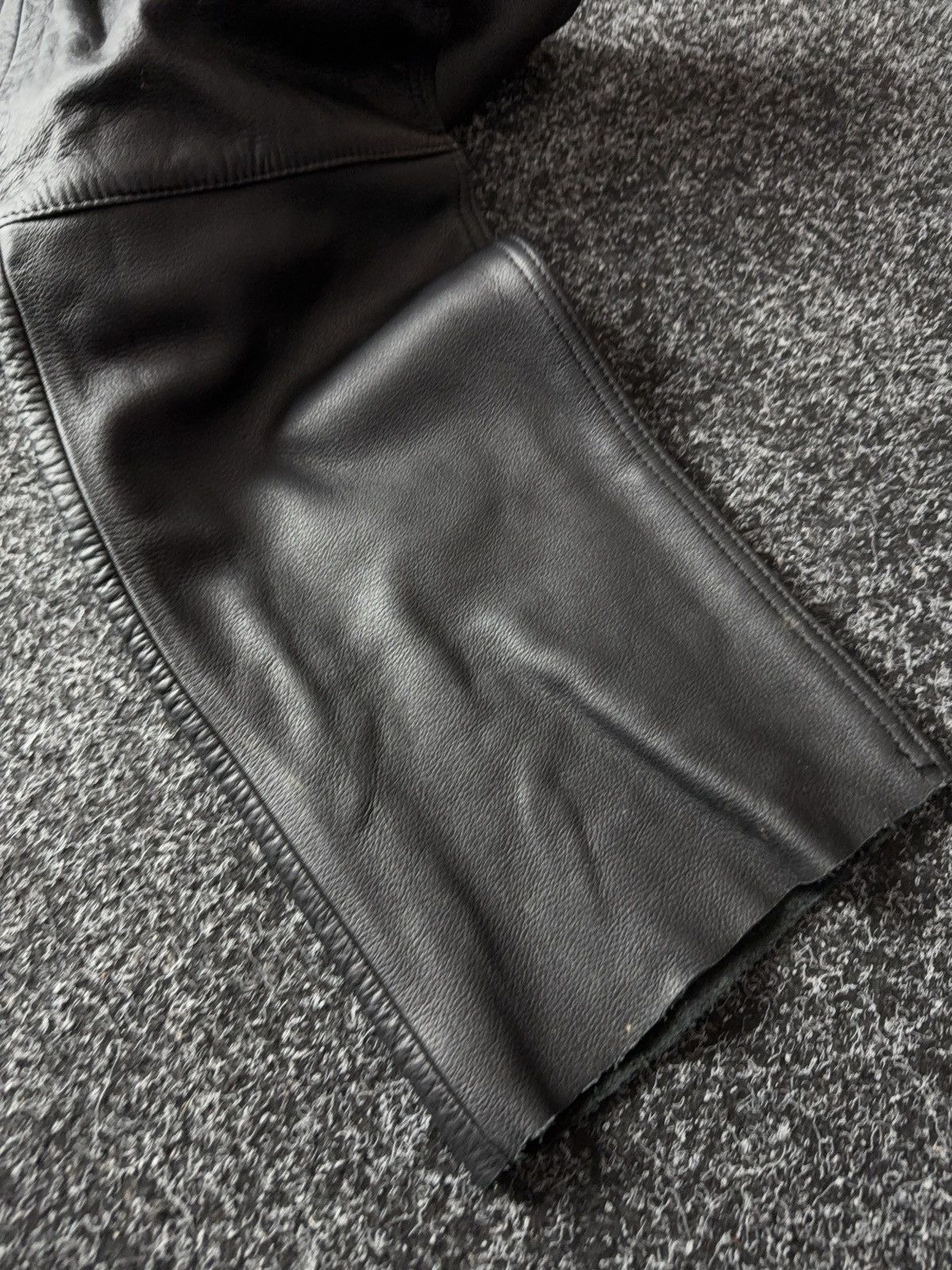 Genuine Leather 00s Racing Moto Biker Rock Punk Chrome Style Leather Pants Size US 32 / EU 48 - 12 Thumbnail