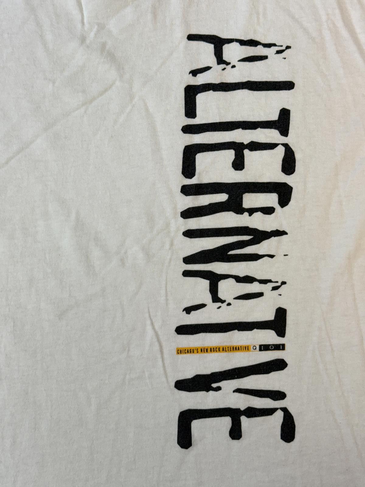 Fruit Of The Loom VTG Q101 Chicago Radio T-shirt Alternative New Rock XL Size US XL / EU 56 / 4 - 4 Thumbnail