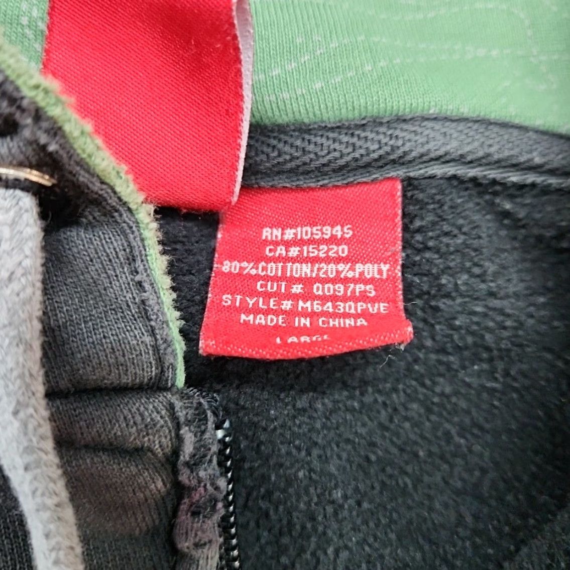Element VINTAGE Element Hoodie Full Zip Grunge Black L Men Stash Spot Logo Embroidered Pockets Wind Water Fire Earth Skateboarding Size US L / EU 52-54 / 3 - 4 Thumbnail