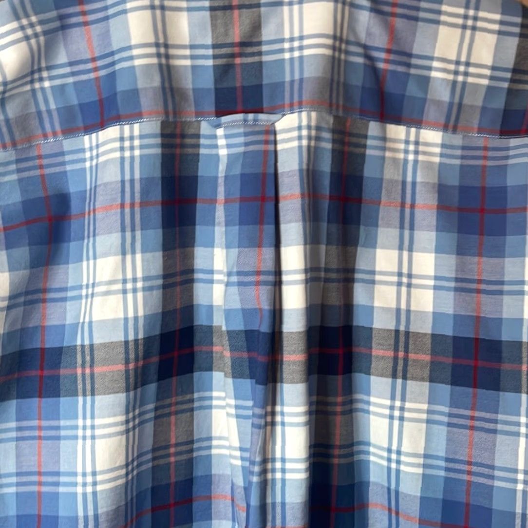 Allen Edmonds Allen Edmonds Men Dress Shirt Button Down Long Sleeve Slim Fit XL Multicolor Shirt Mens Size 46R - 4 Thumbnail
