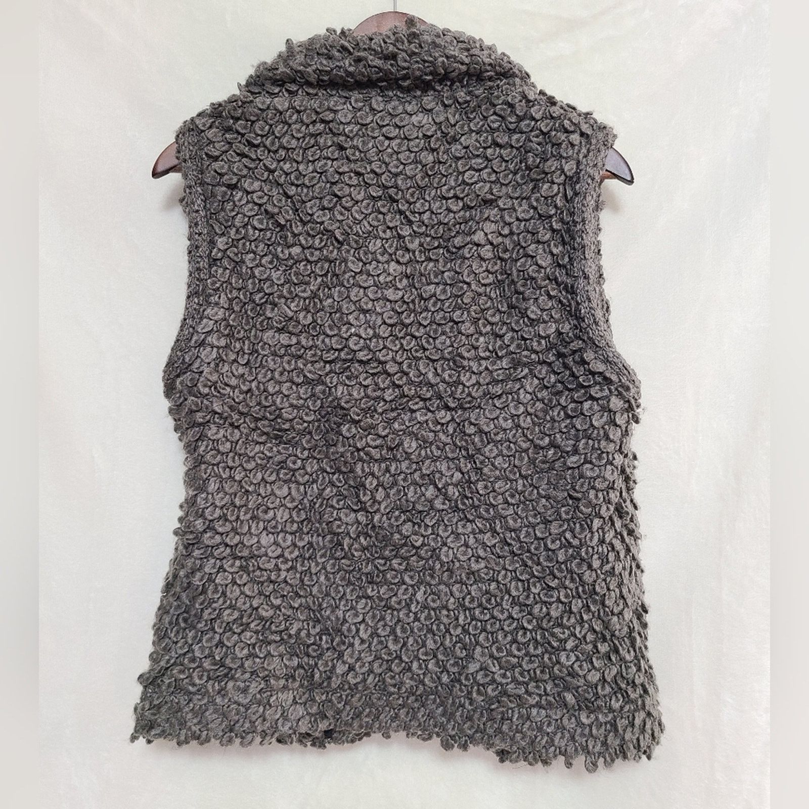 Iro IRO Catleen Gray Boucle Knit Vest Size 40 (US 8) Size M / US 6-8 / IT 42-44 - 4 Thumbnail