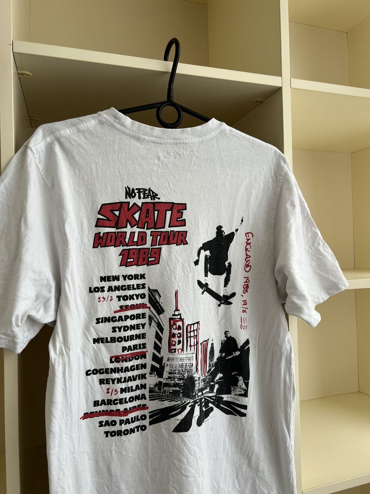 No Fear No Fear Skate World Tour T-Shirt Tee Size M Size US M / EU 48-50 / 2 - 3 Thumbnail