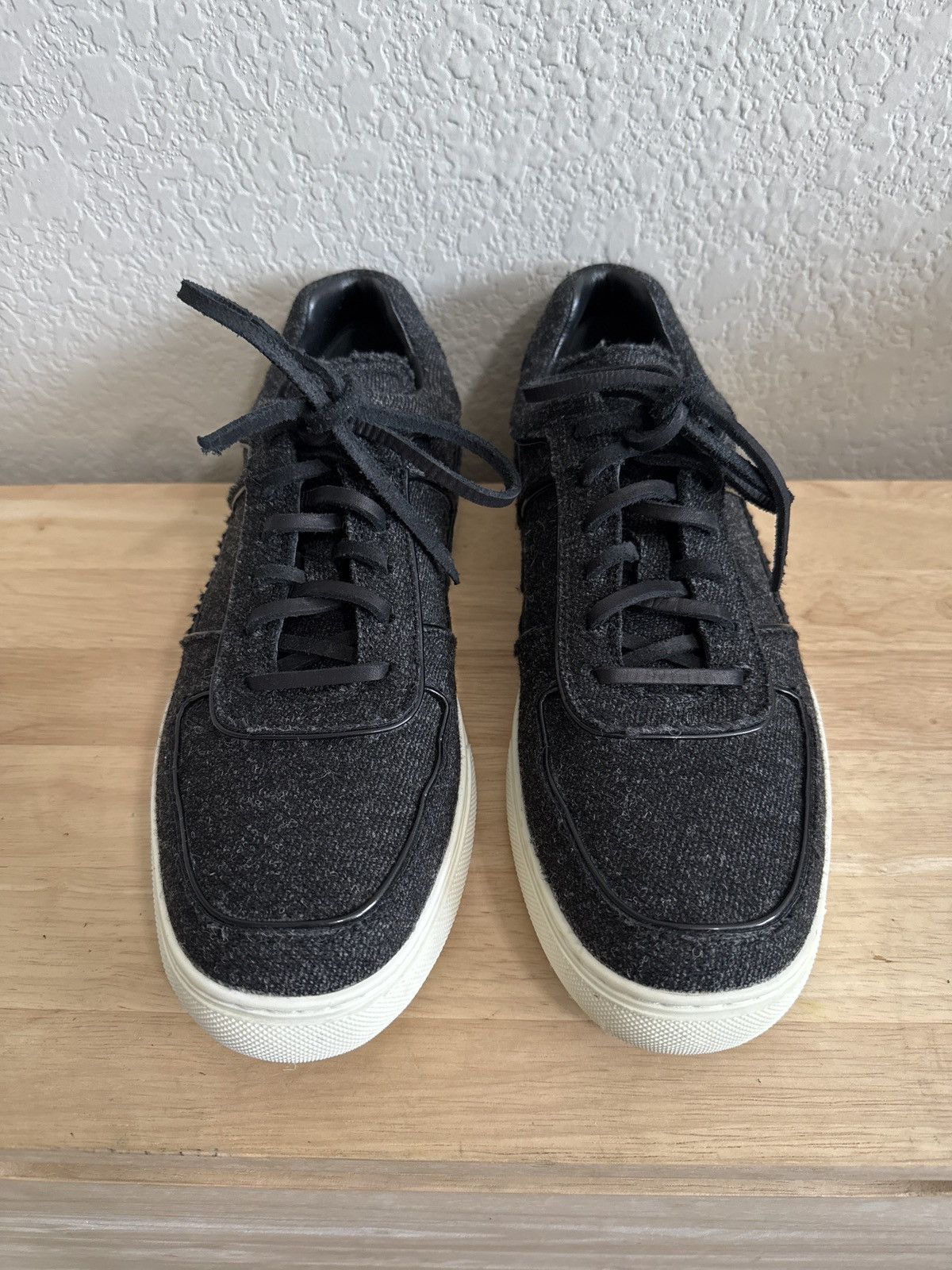 Alejandro Ingelmo Grey Toby Fabric Low Top Size US 10 / EU 43 - 3 Thumbnail