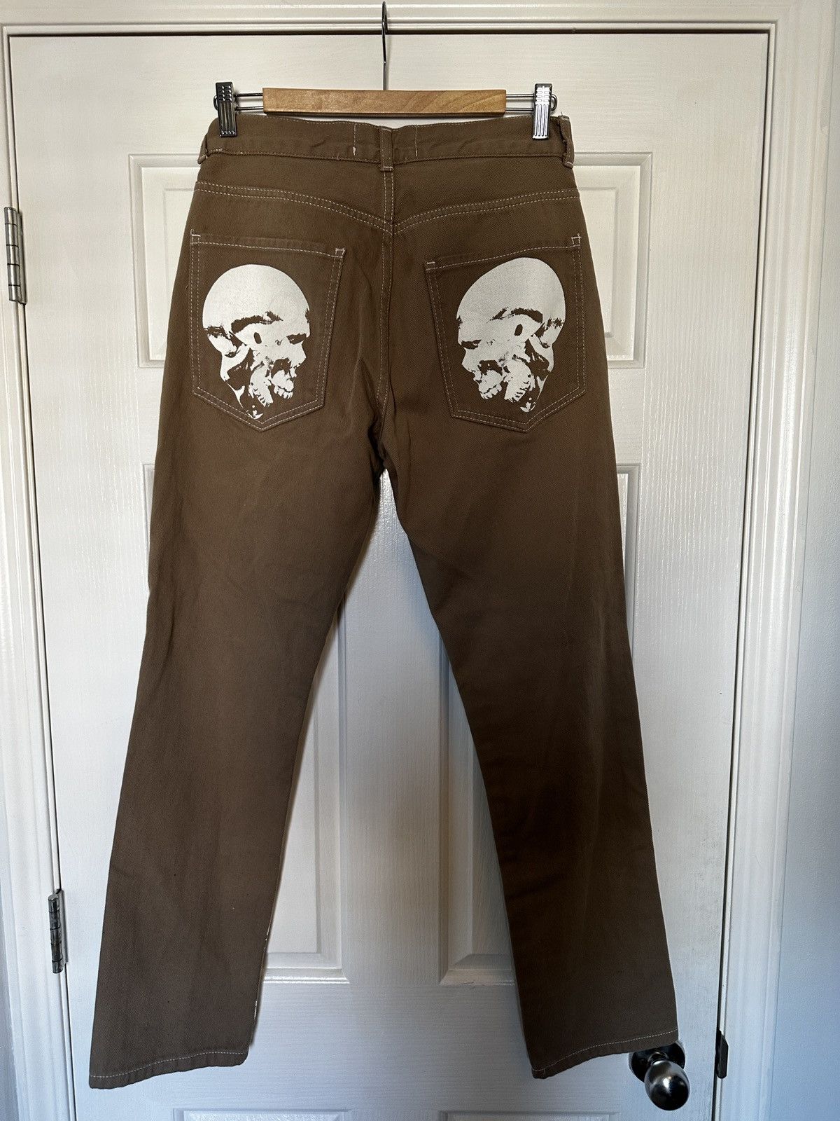 Other By Slik Praying Skeleton Jeans Size US 30 / EU 46 - 3 Thumbnail