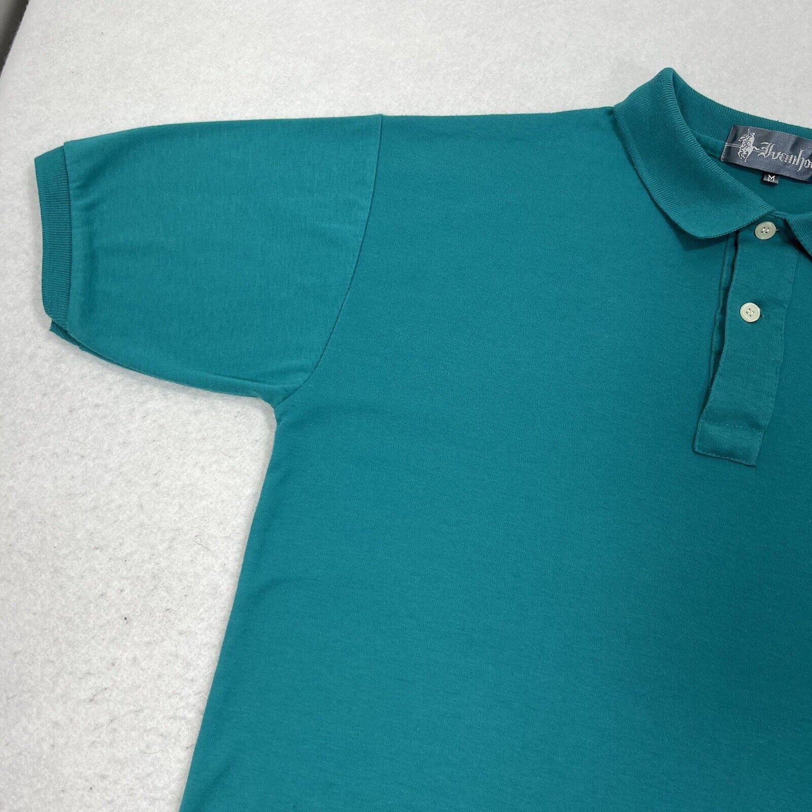 Other Ivanhoe Medium Teal Blue Polo Shirt Embroidered Logo Size US M / EU 48-50 / 2 - 5 Thumbnail