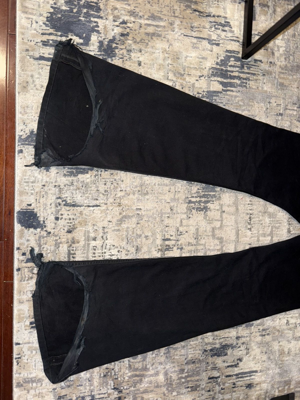 Balenciaga Summer23 Black Flared Bootcut Denim Size US 30 / EU 46 - 5 Thumbnail