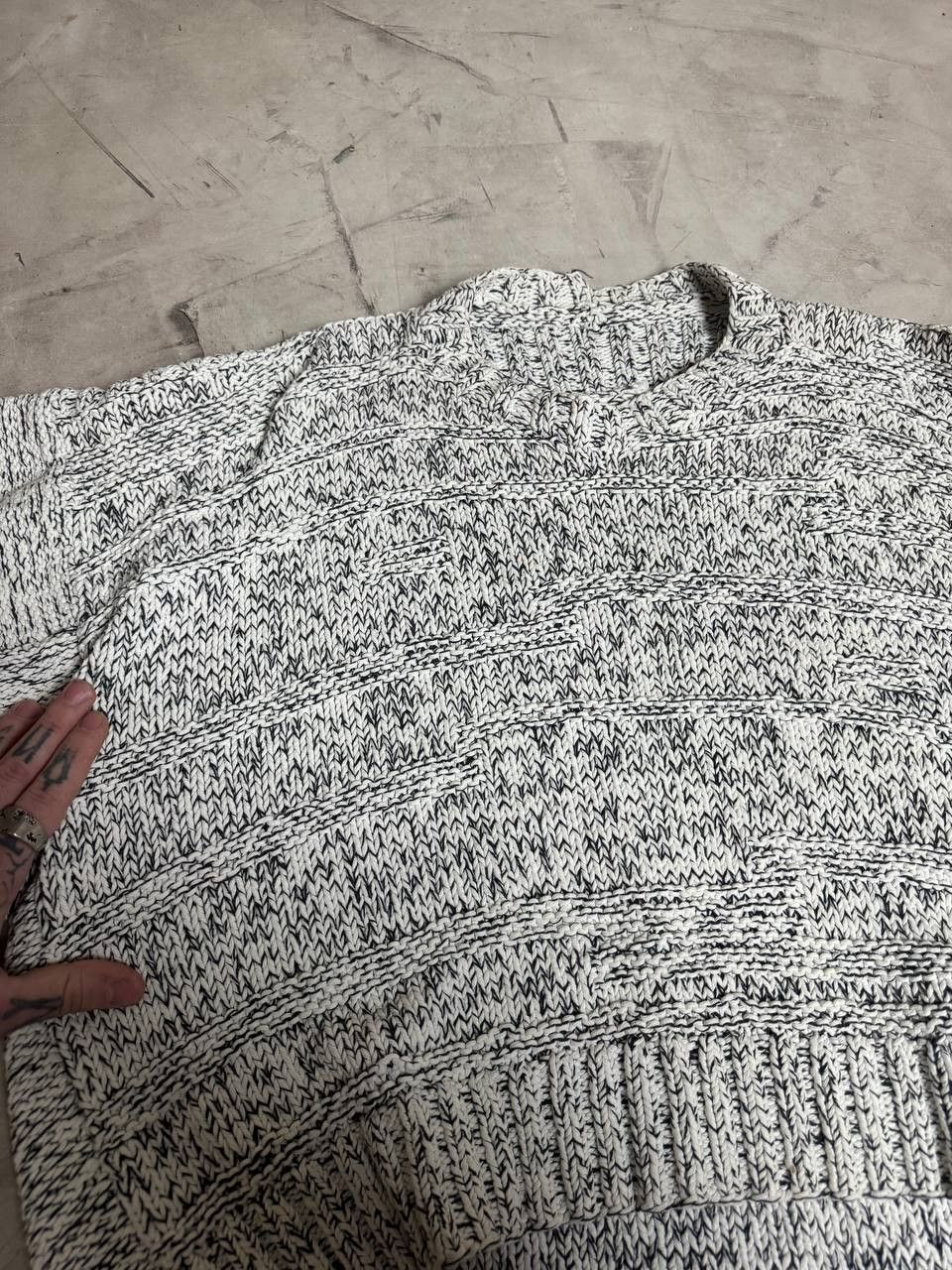 Other Extra Rare Body map England 80s assimetric knite sweater Size US L / EU 52-54 / 3 - 9 Thumbnail