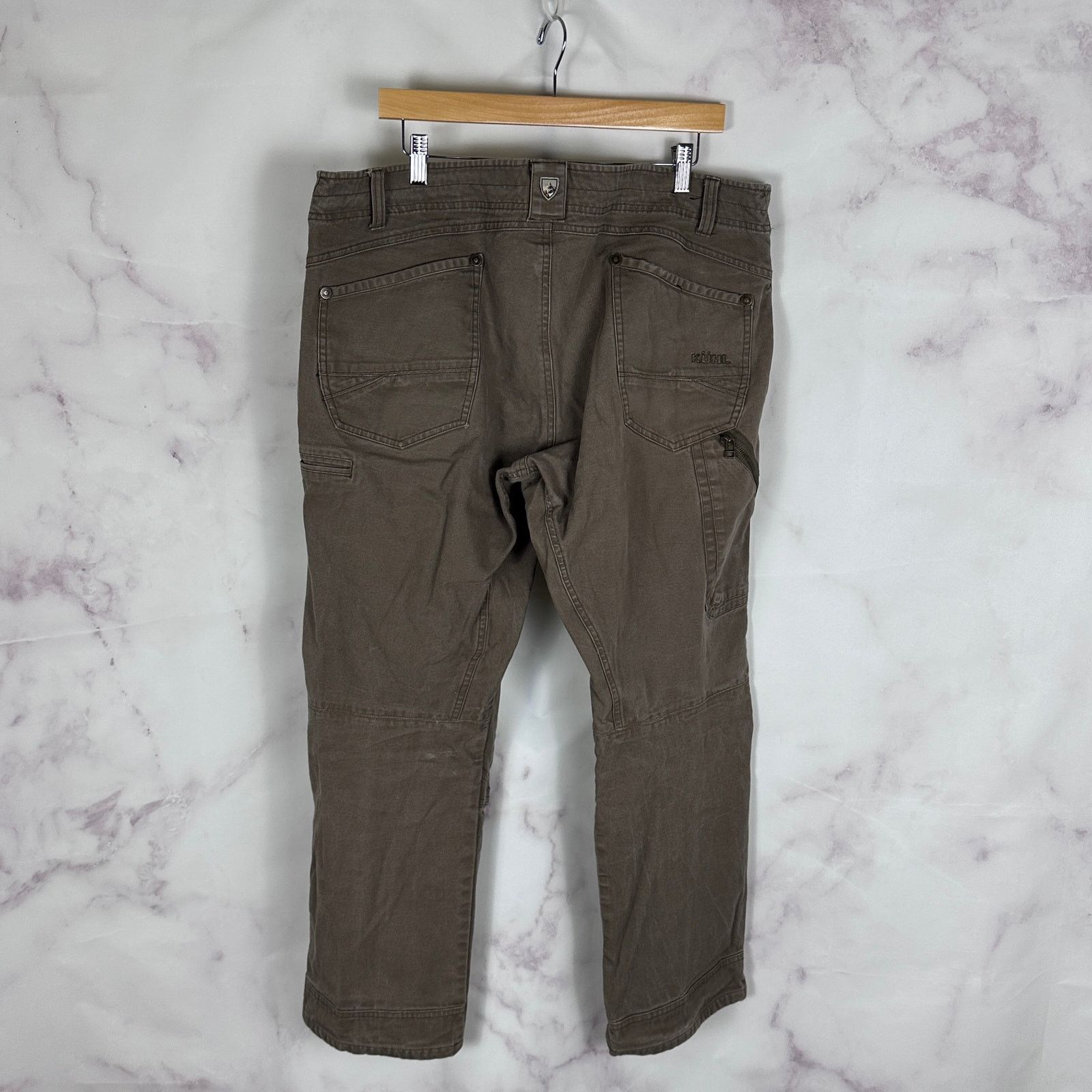 Kuhl The Law Vintage Patina Dye Canvas Work Pants Size US 40 / EU 56 - 4 Thumbnail