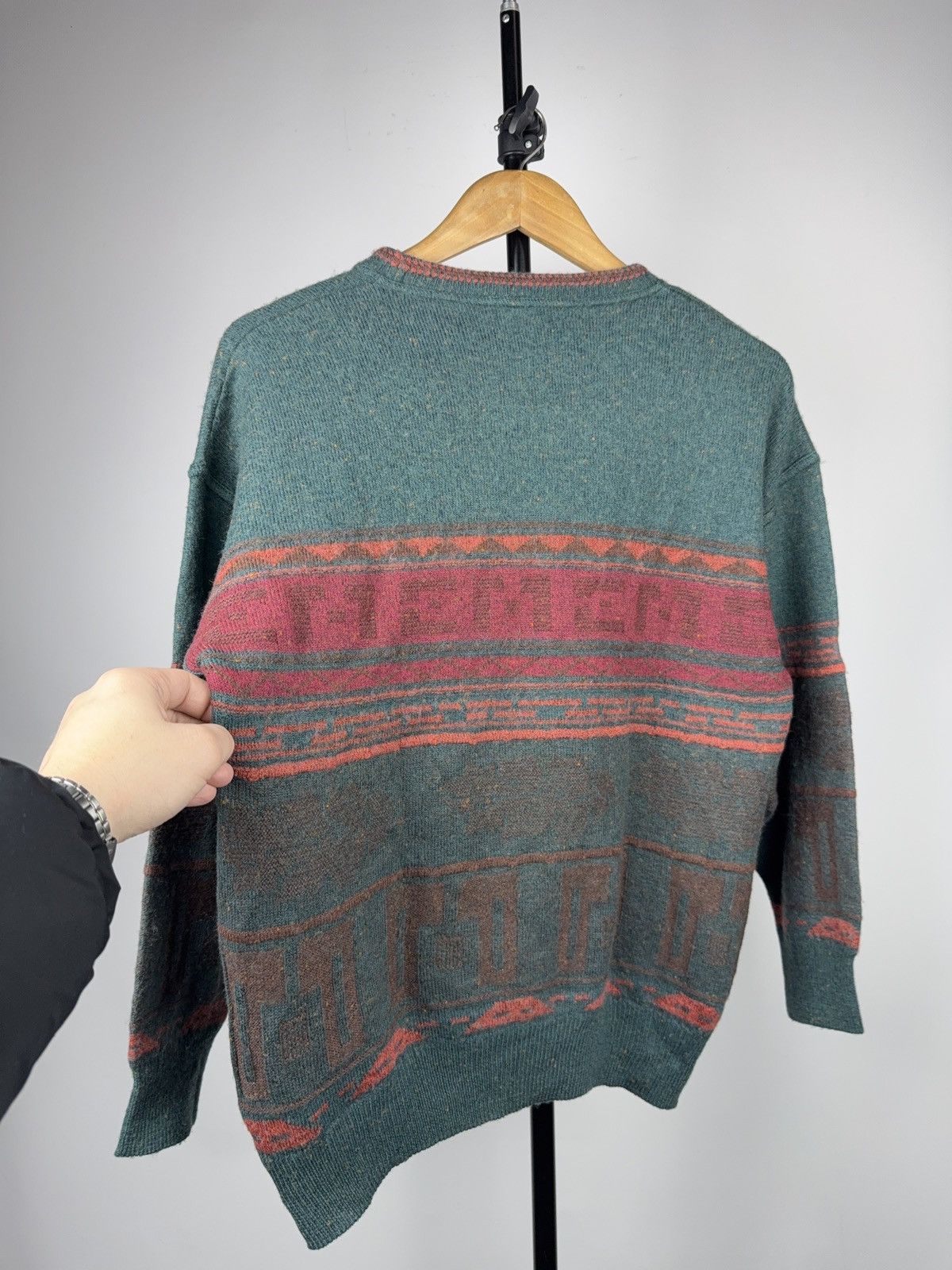 Japanese Brand ⚡️Vintage Retro Japanese Art of M Abstract Knit Sweater 90s Size US S / EU 44-46 / 1 - 10 Thumbnail