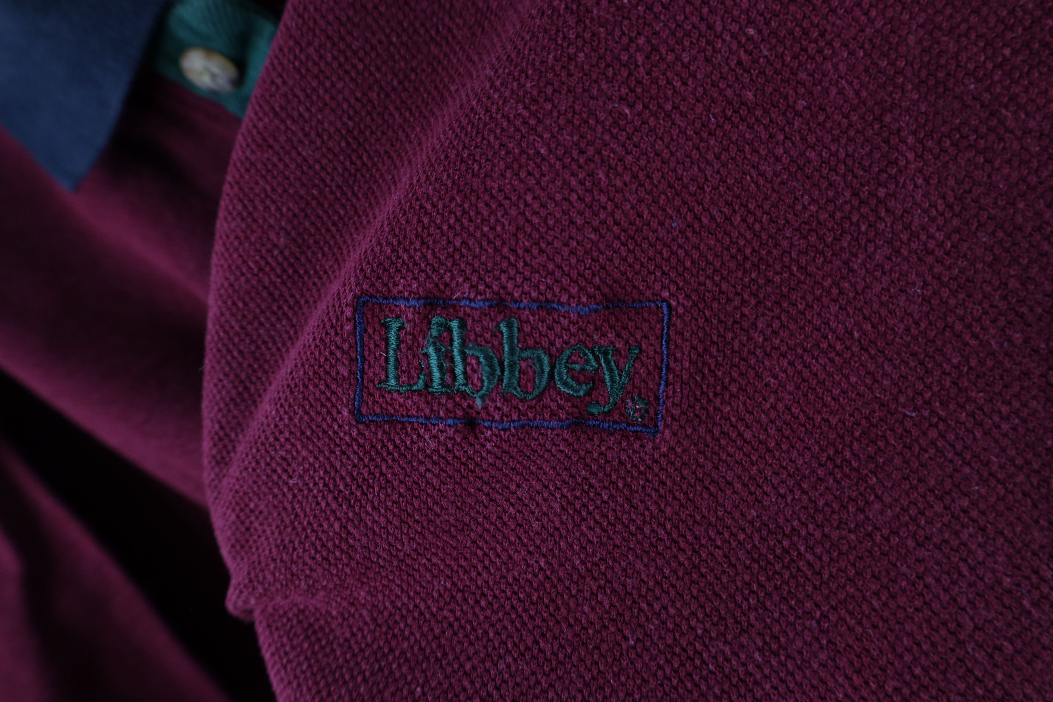 Vintage Vintage 90s Streetwear Out Libbey Glass Collared Polo Shirt Size US XL / EU 56 / 4 - 4 Thumbnail