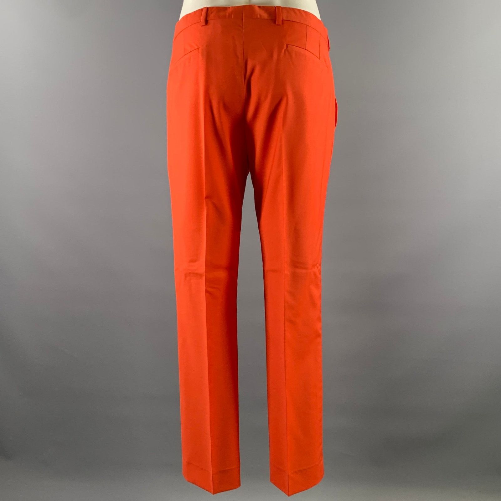 Paul Smith PAUL SMITH Size 38 Orange Wool Blend Notch Lapel Suit Size 38R - 6 Thumbnail