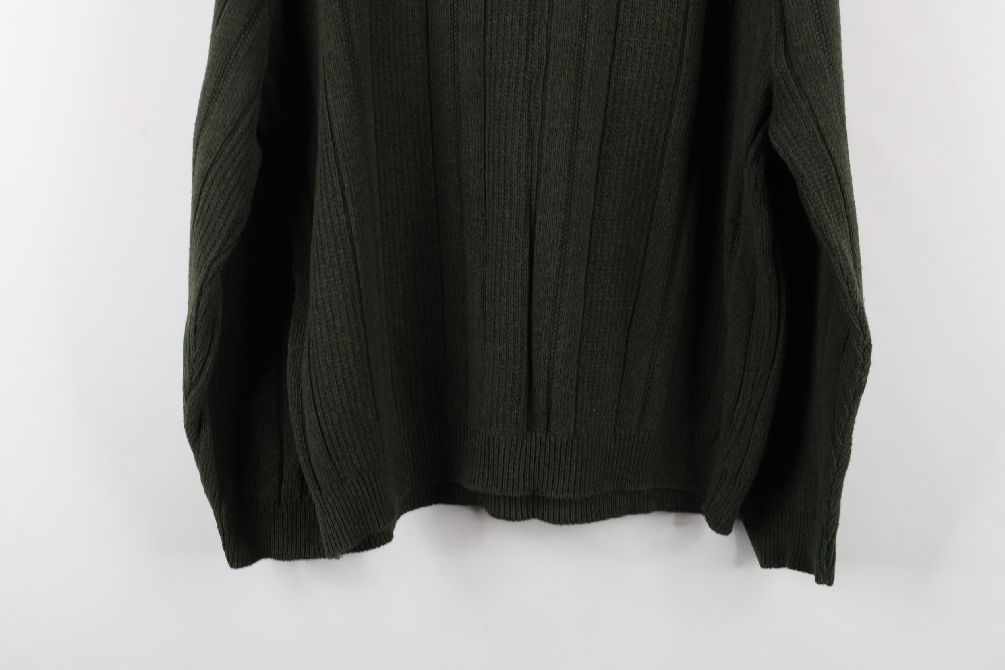 Vintage Vintage 90s Streetwear Fleece Ribbed Knit Crewneck Sweater Size US XL / EU 56 / 4 - 8 Thumbnail