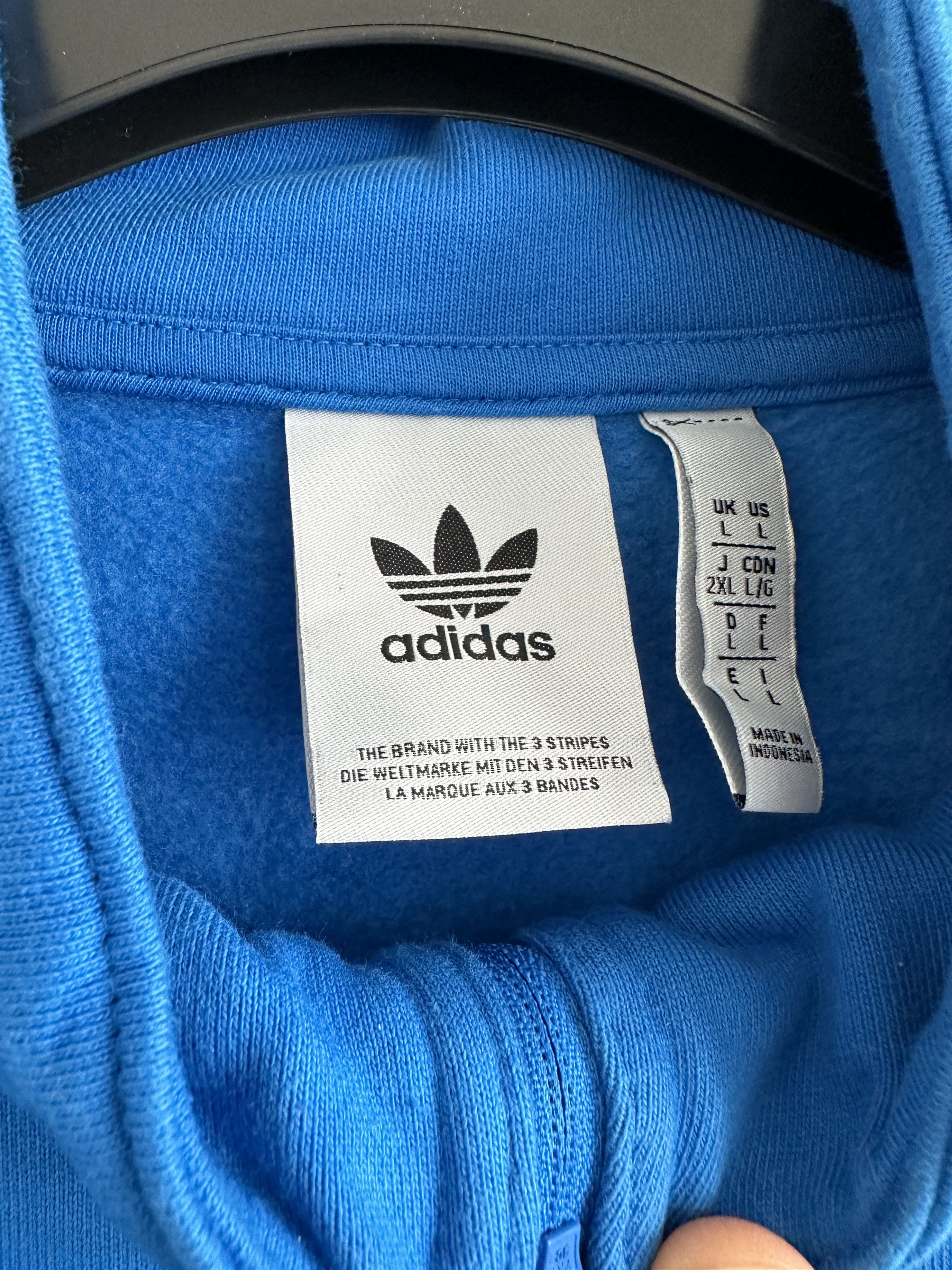 Adidas Adicolor Contempo Half-Zip Crew Sweatshirt Size US L / EU 52-54 / 3 - 3 Thumbnail